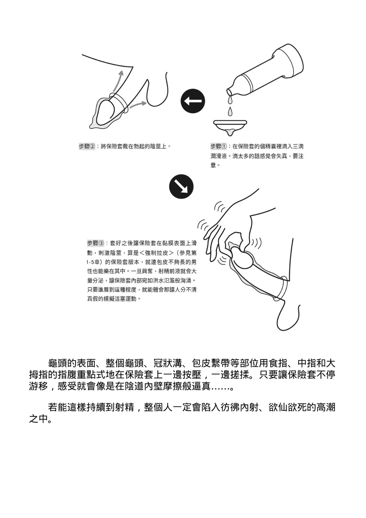 自慰攻略：圖解男性手淫．菊花遊戲完全指南 page 160 - full censorship masturbation hentai manga - read online free