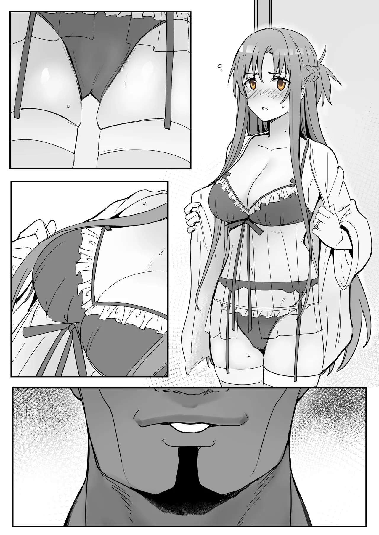 Asuna 0.0 page 10 featuring asuna yuuki sword art online parody - sole female sole male hentai manga - read online free