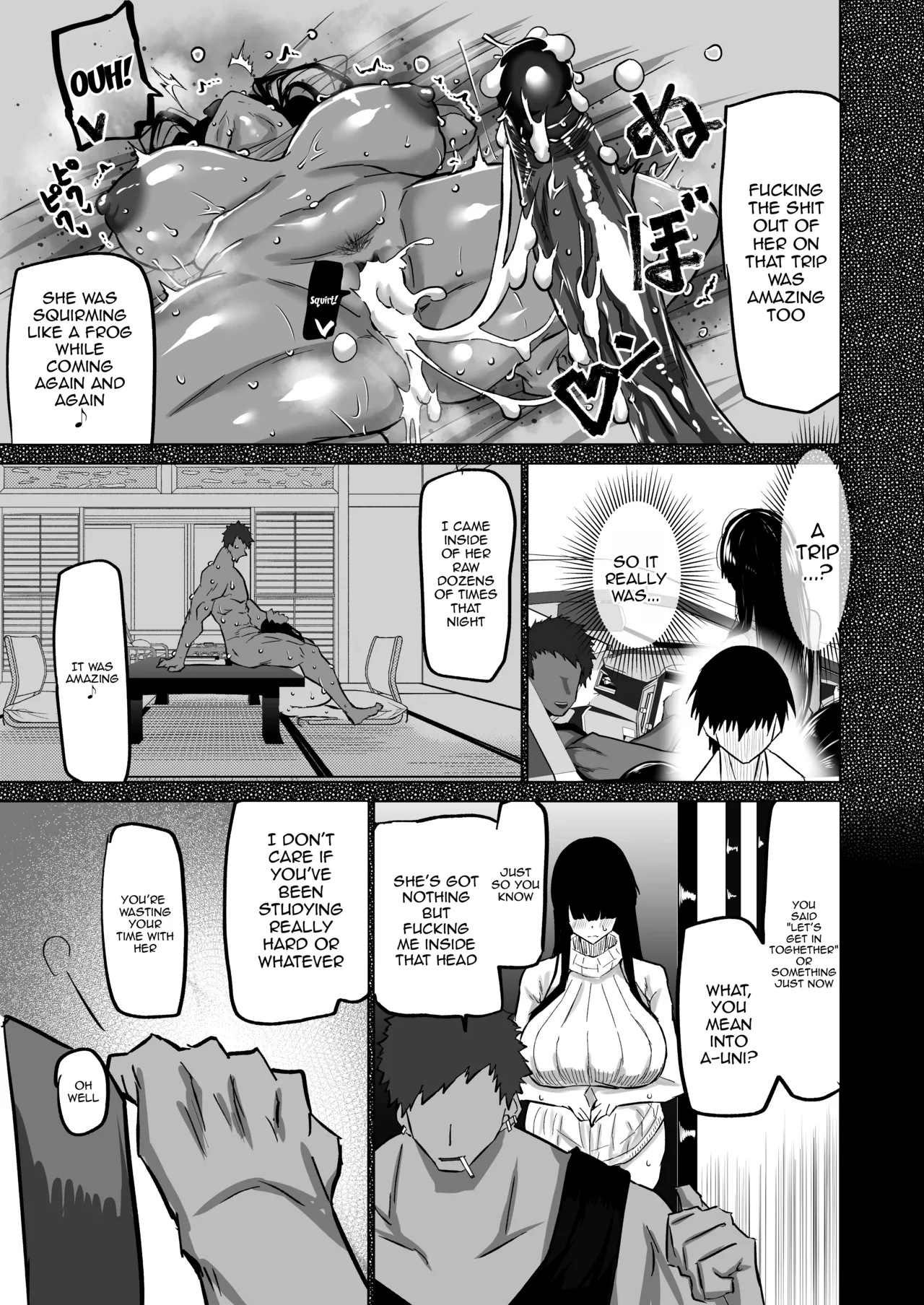 [Chae] Uchiki na Osananajimi wa Moteasobareru. Kimi ga Senpai no Dekachin de Tsugou no Yoi Onaho ni Sareru Made-. | My Timid Childhood Friend Is Being Toyed With - Until Senpai's Huge Dick Turns You Into His Convenient Onahole [English] {Doujins.com} page 134 original parody - squirting sweating hentai manga - read online free