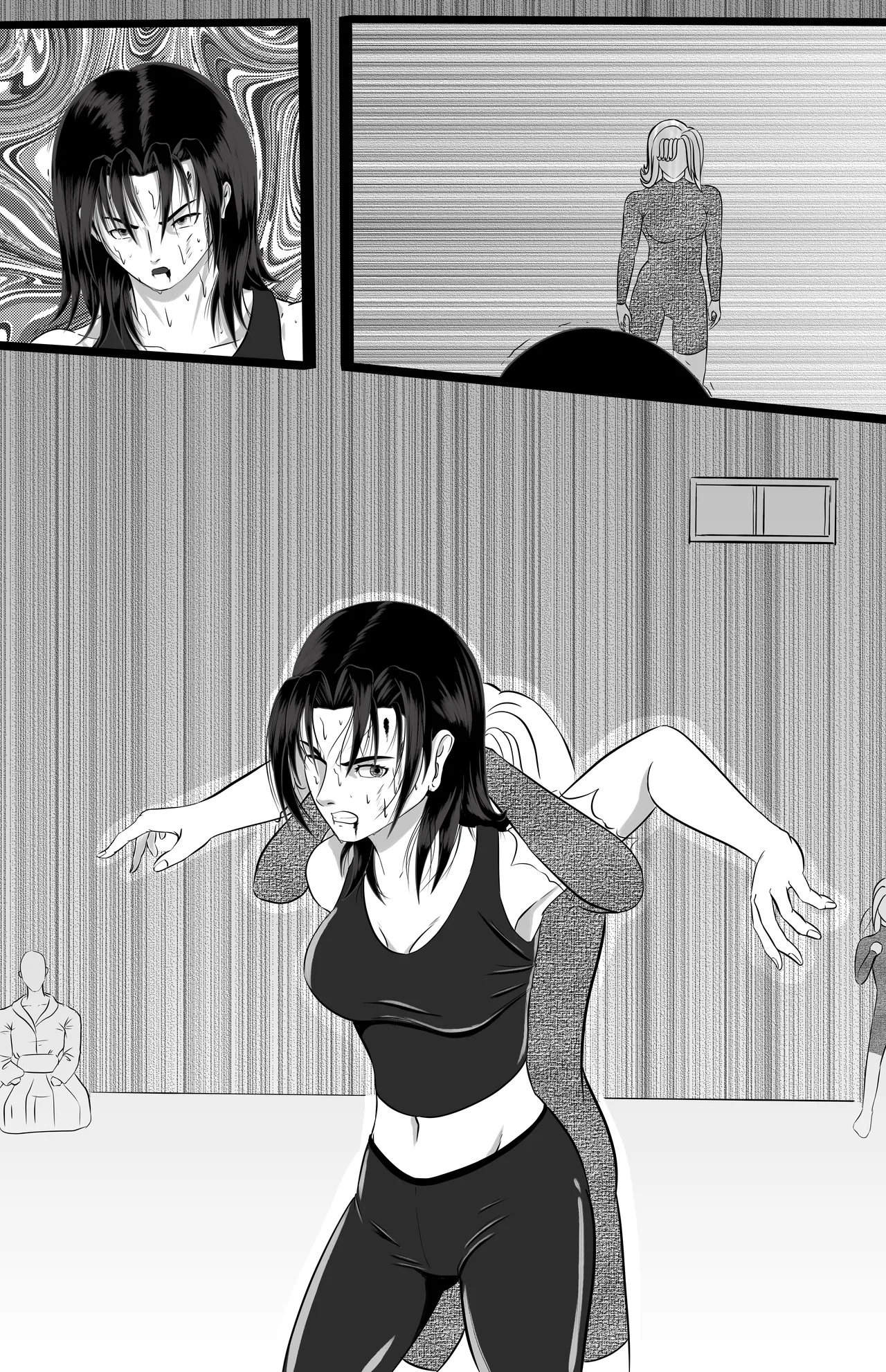 Jun Kazama's dojo challenge page 19 featuring jun kazama tekken parody - catfight wrestling hentai manga - read online free