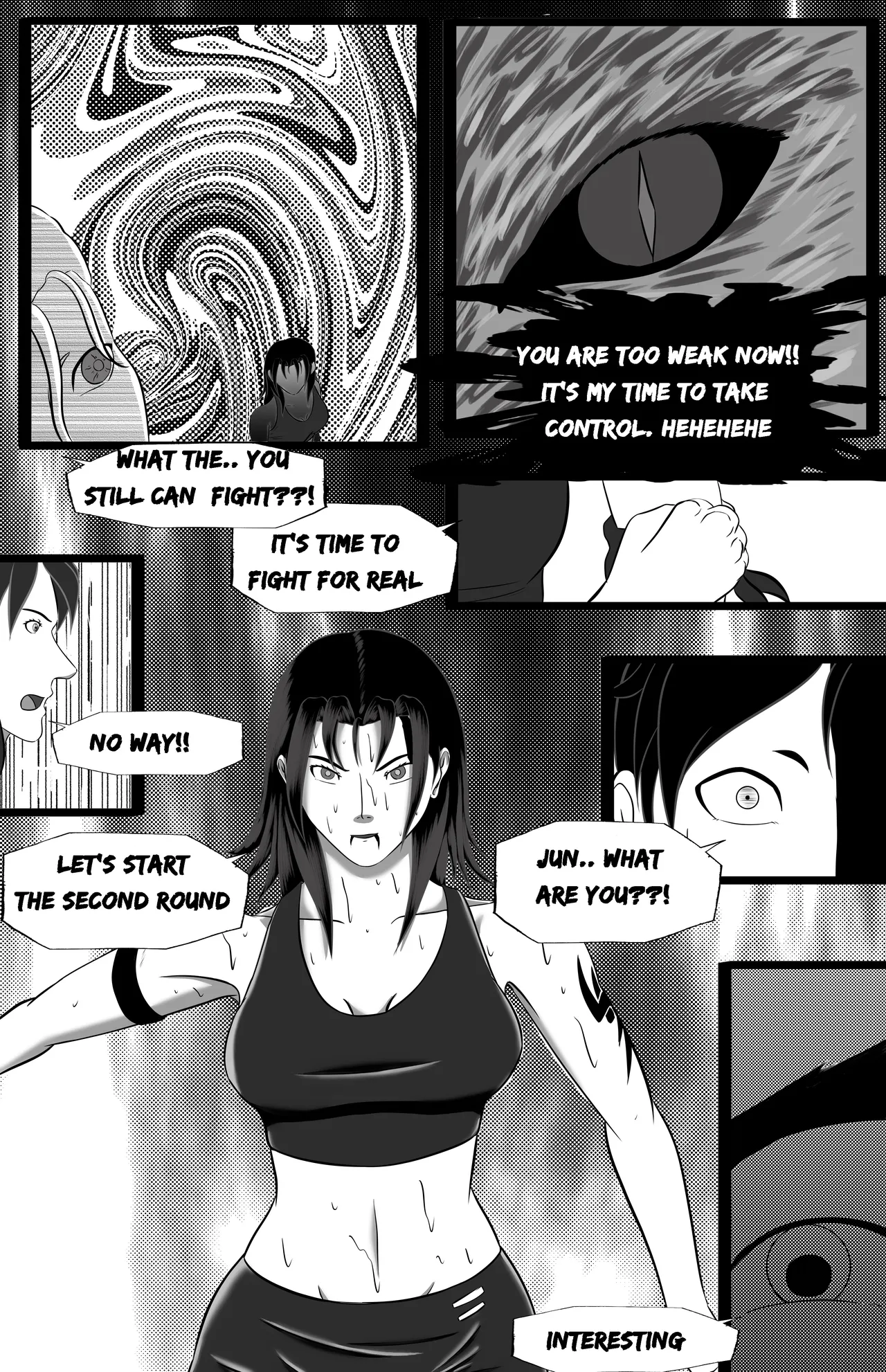 underground tournament page 124 featuring chun-li street fighter parody - catfight ryona hentai manga - read online free