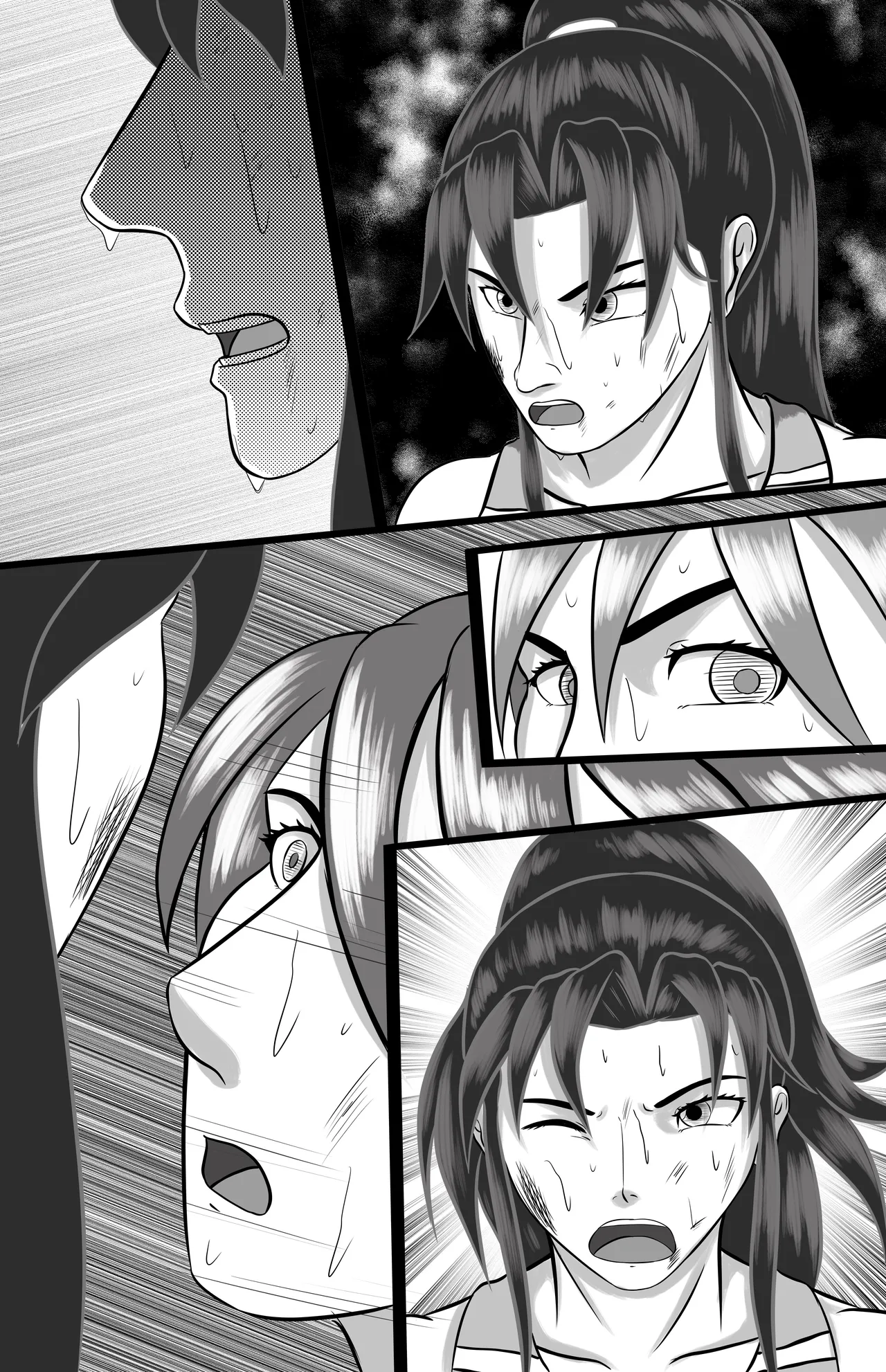 underground tournament page 47 featuring jun kazama virtua fighter parody - ryona wrestling hentai manga - read online free