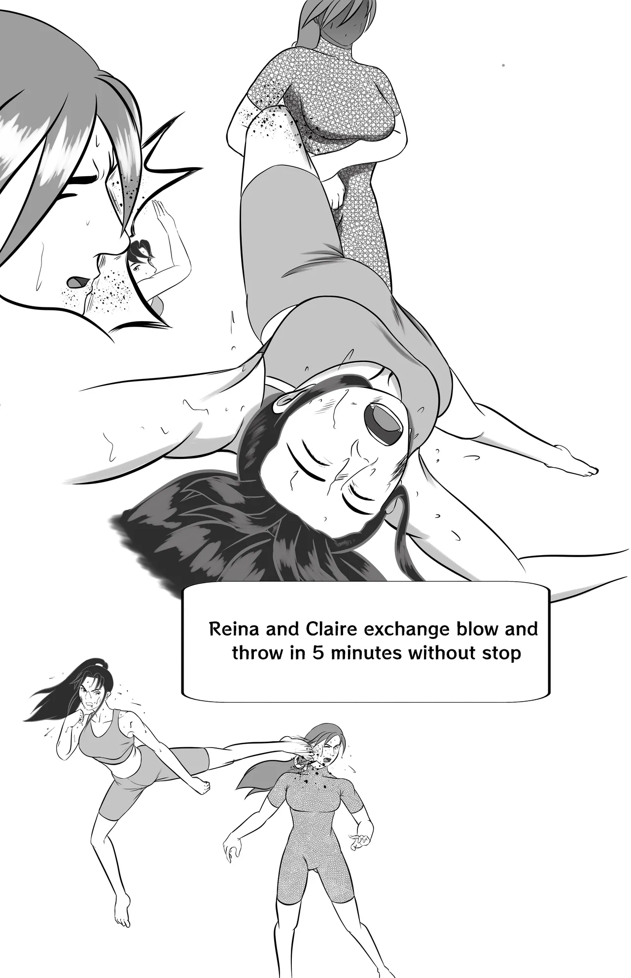 underground tournament page 54 featuring chun-li virtua fighter parody - catfight ryona hentai manga - read online free