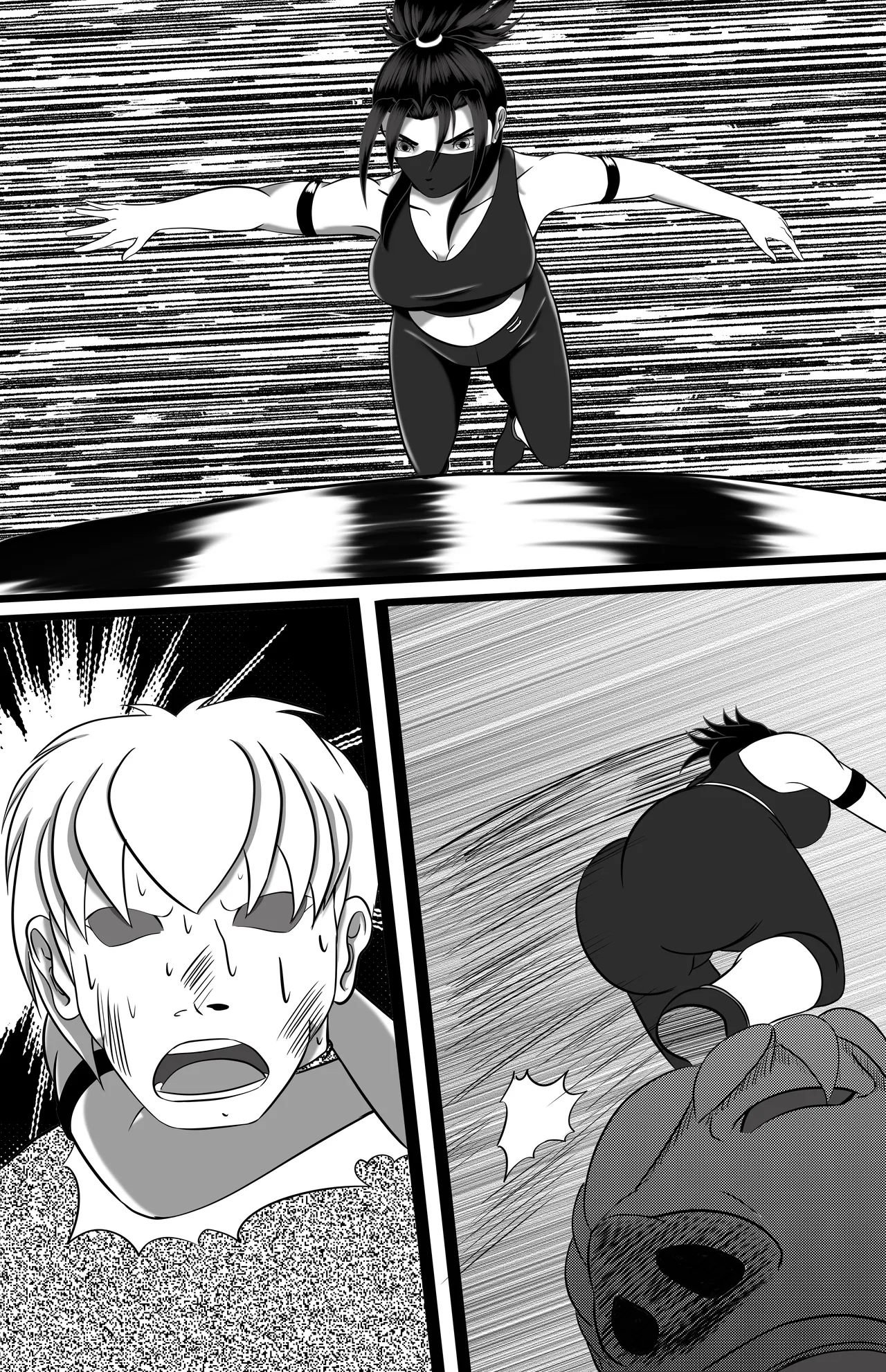 underground tournament page 86 featuring jun kazama virtua fighter parody - ryona wrestling hentai manga - read online free