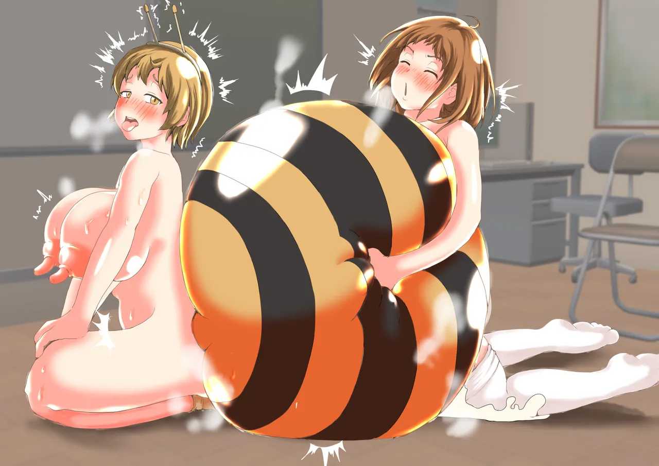 たまごあれるぎーイラスト集(2)【蜂娘編】[无文字] page 45 original parody - insect girl shemale hentai manga - read online free