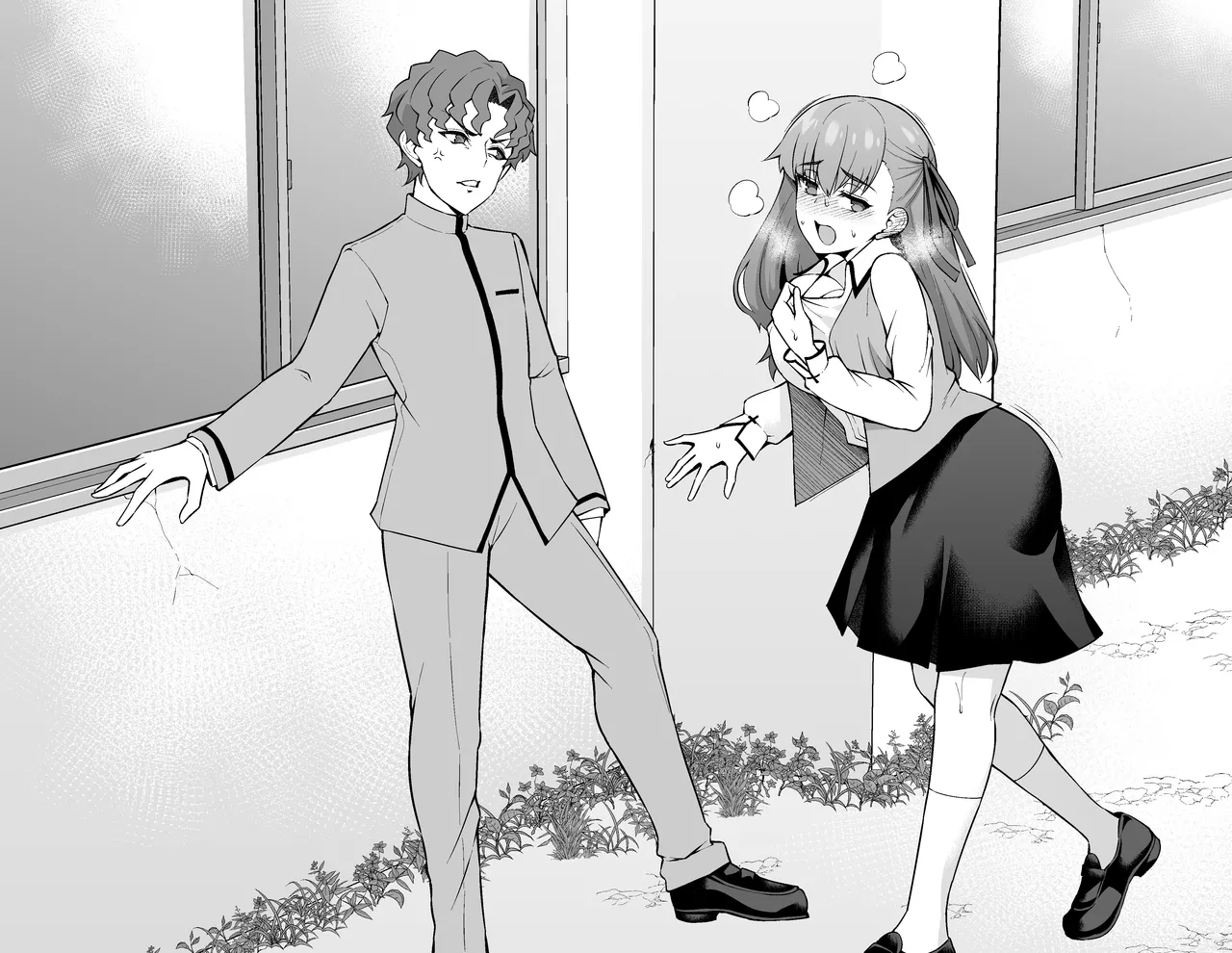 Matou sakura, Shinji to kōsha ura de…❤ page 14 featuring shinji matou fate stay night parody - inseki big breasts hentai manga - read online free