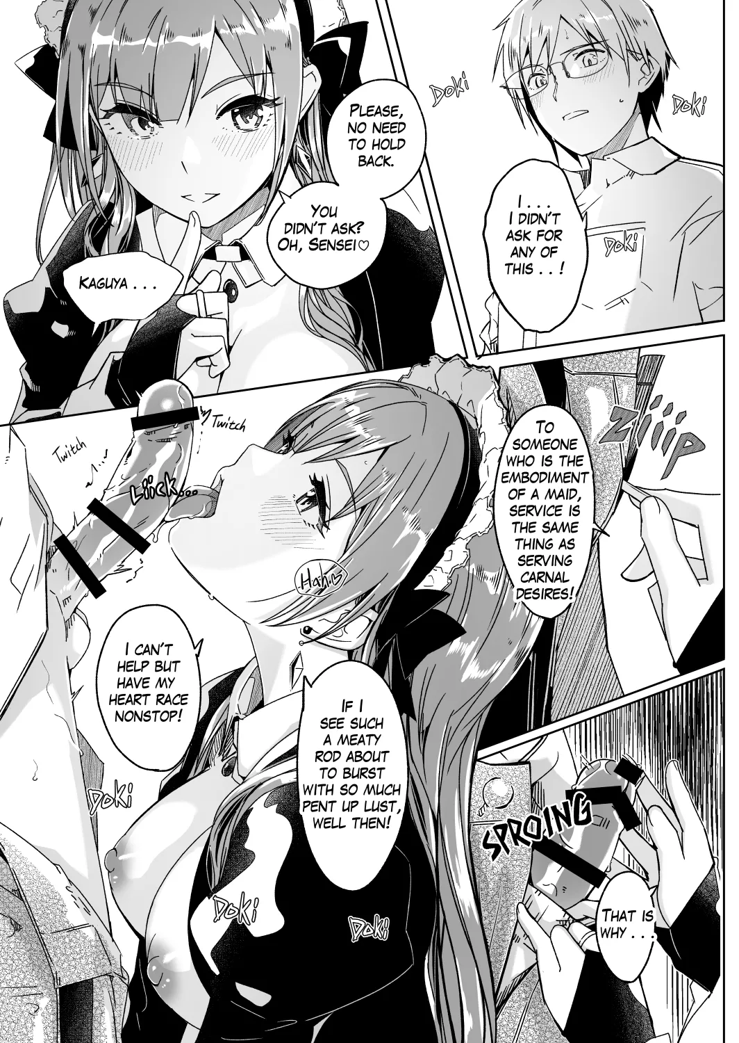 Its shining moonflower captivates me #01 page 13 original parody - maid kissing hentai manga - read online free