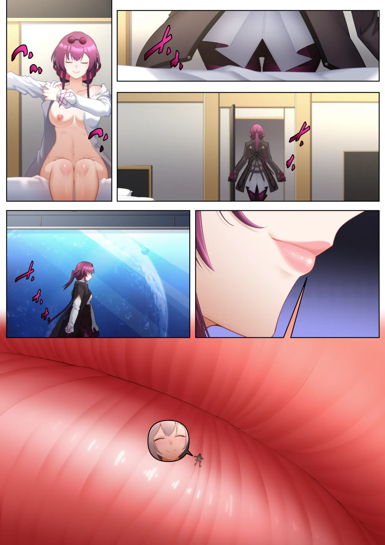 Shrink Over Time page 24 featuring stelle honkai star rail parody - shrinking cunnilingus hentai manga - read online free