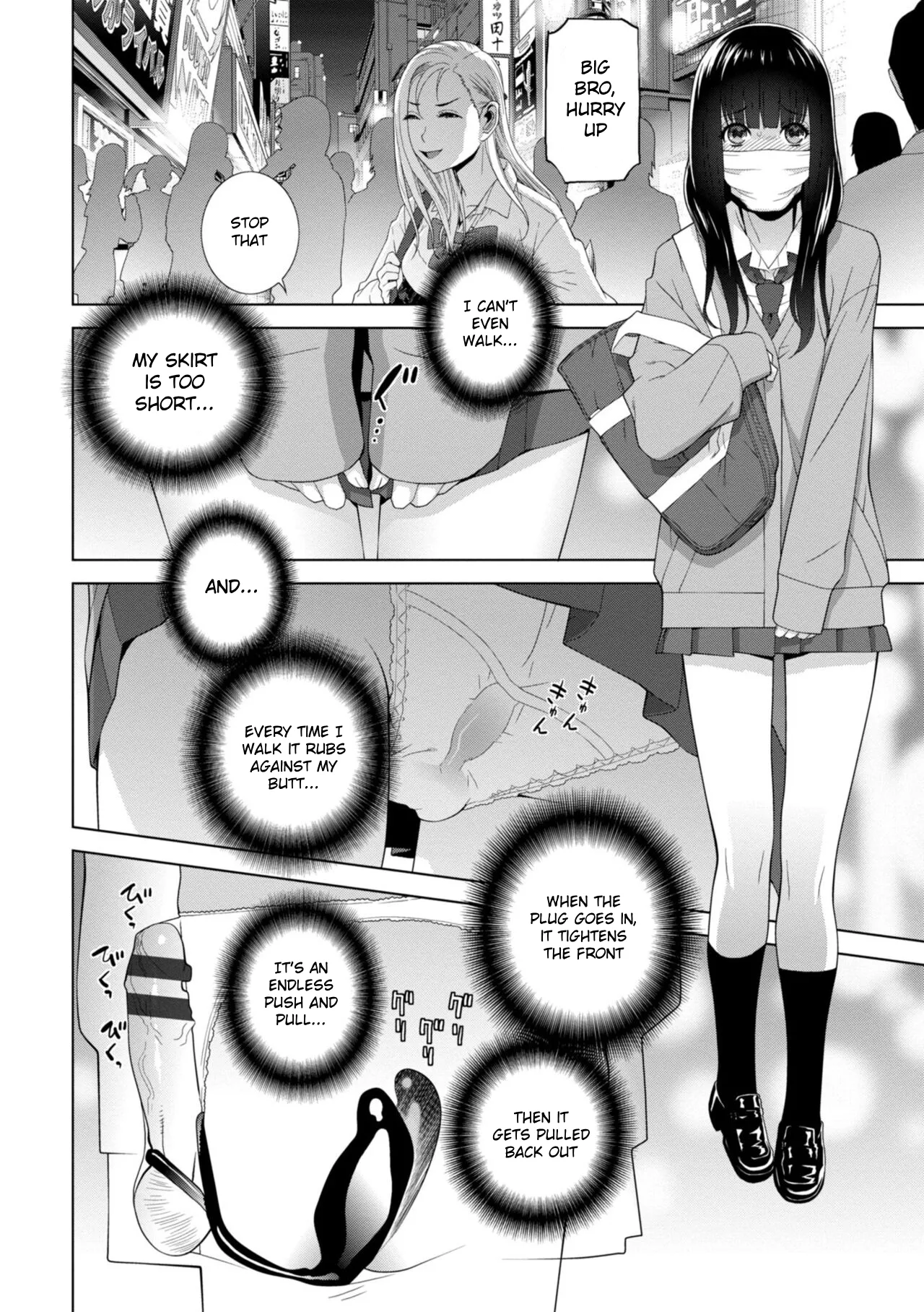 Forced into Cross-Dressing by My Younger Sister page 13 original parody - rough translation femdom hentai manga - read online free