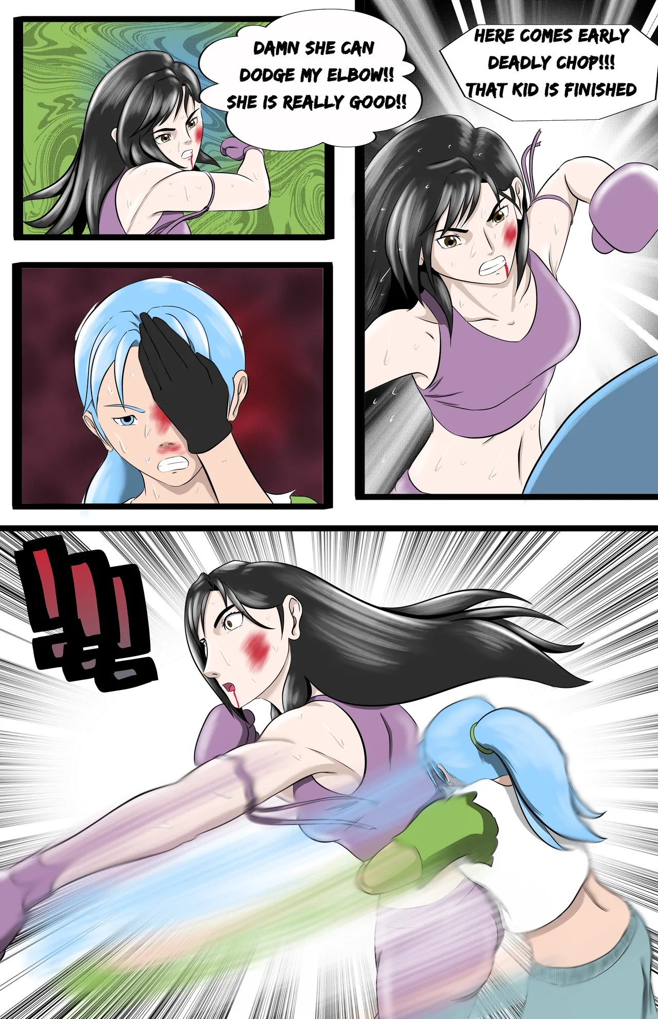 Early's Rival page 23 - femdom ryona hentai manga - read online free