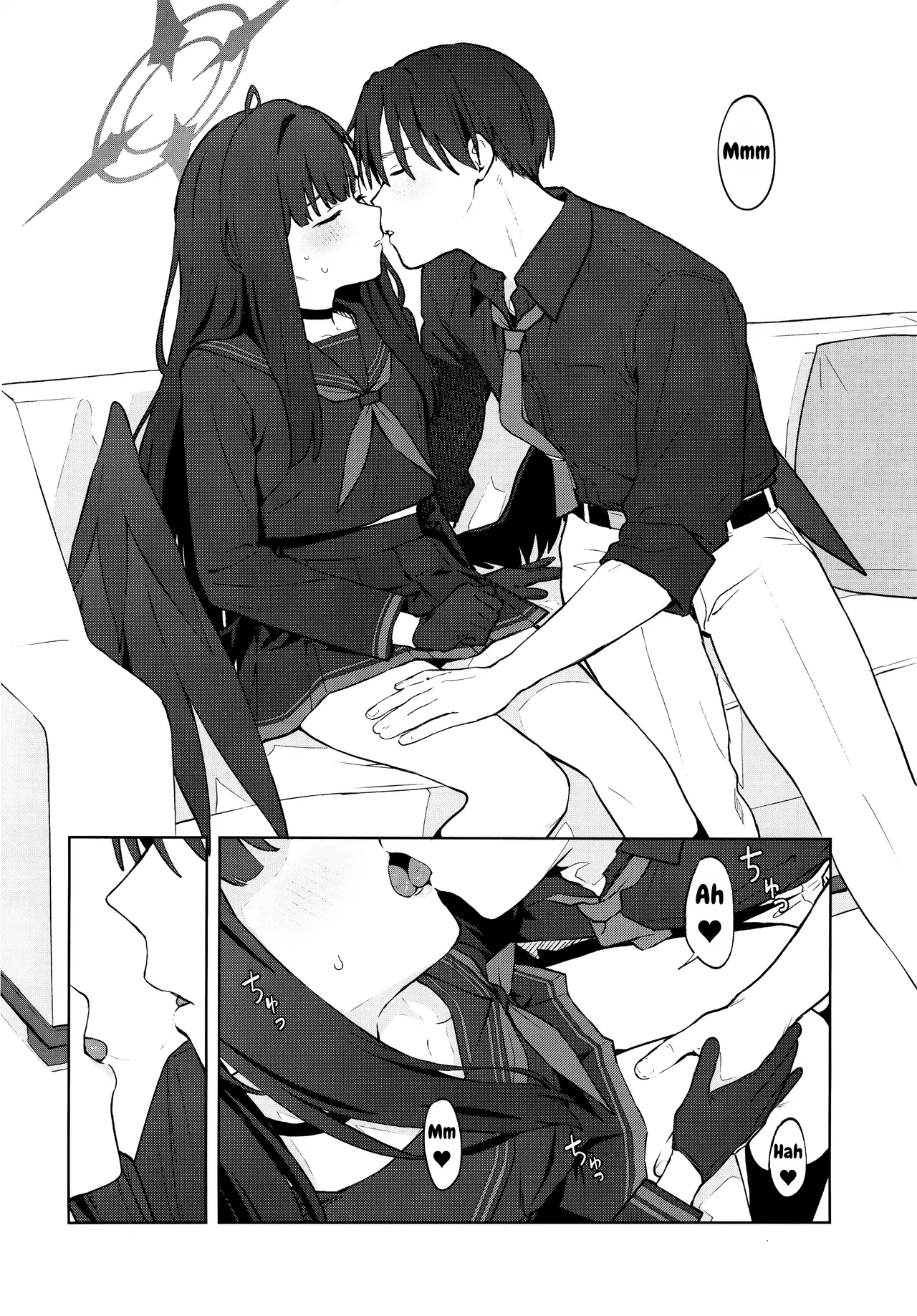 Sukissu! | I love you! page 19 featuring sensei blue archive parody - sole female sole male hentai manga - read online free