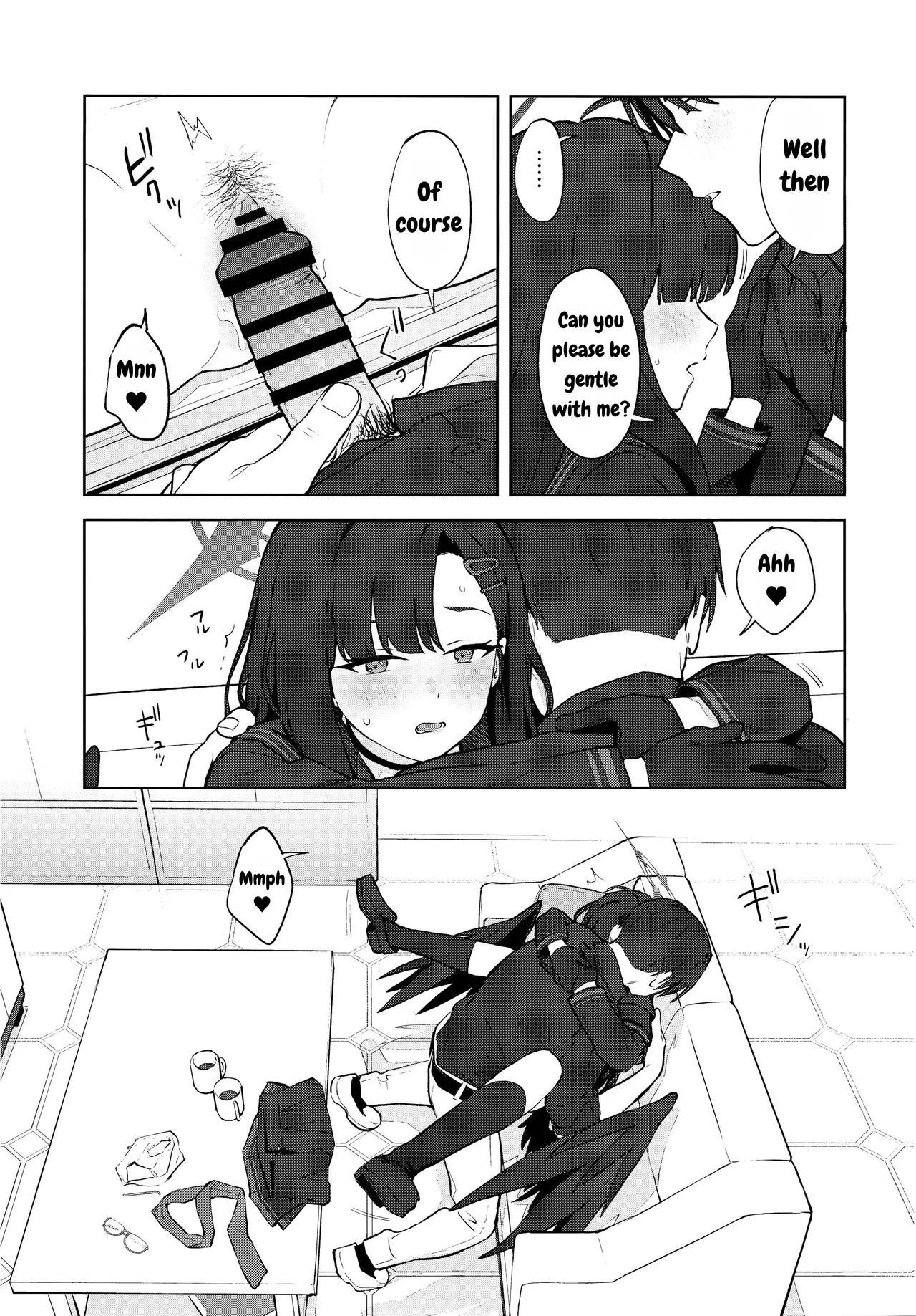 Sukissu! | I love you! page 28 featuring sensei blue archive parody - sole female sole male hentai manga - read online free