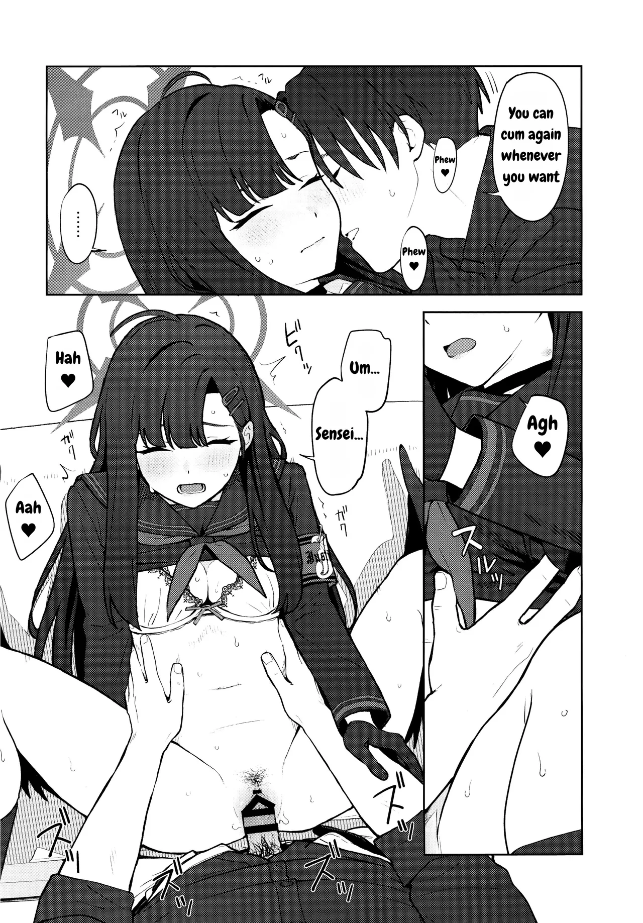 Sukissu! | I love you! page 31 featuring sensei blue archive parody - sole female sole male hentai manga - read online free