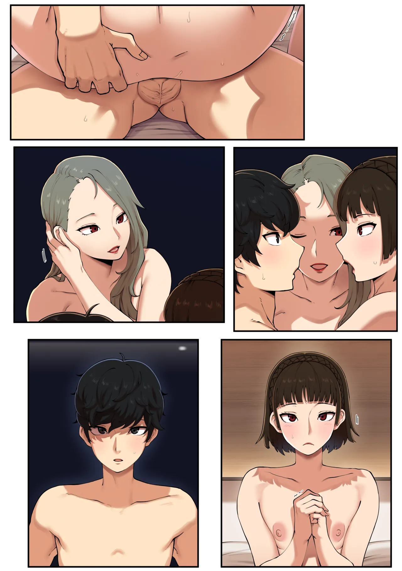 Valentine page 15 featuring sae niijima persona 5 parody - full color very long hair hentai manga - read online free