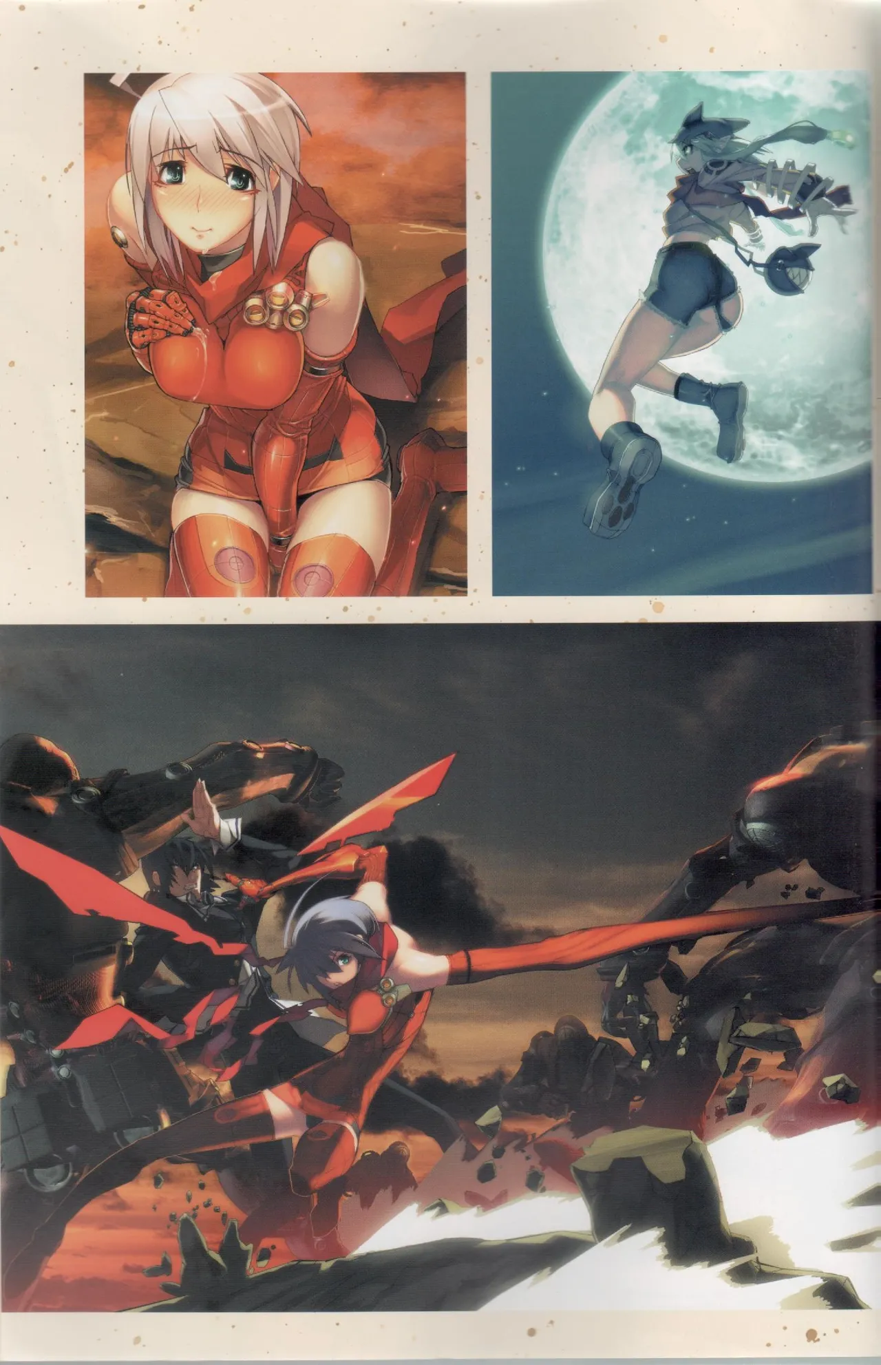 Hyakka Emaki: Jingai Makyo Official Guidebook page 102 - mosaic censorship artbook hentai manga - read online free