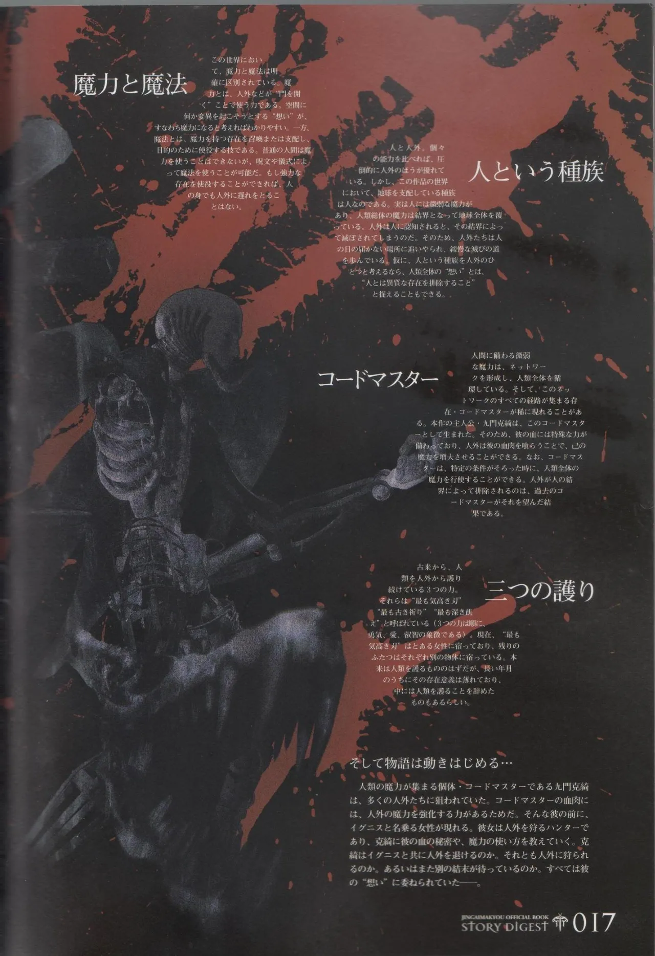 Hyakka Emaki: Jingai Makyo Official Guidebook page 17 - artbook mosaic censorship hentai manga - read online free