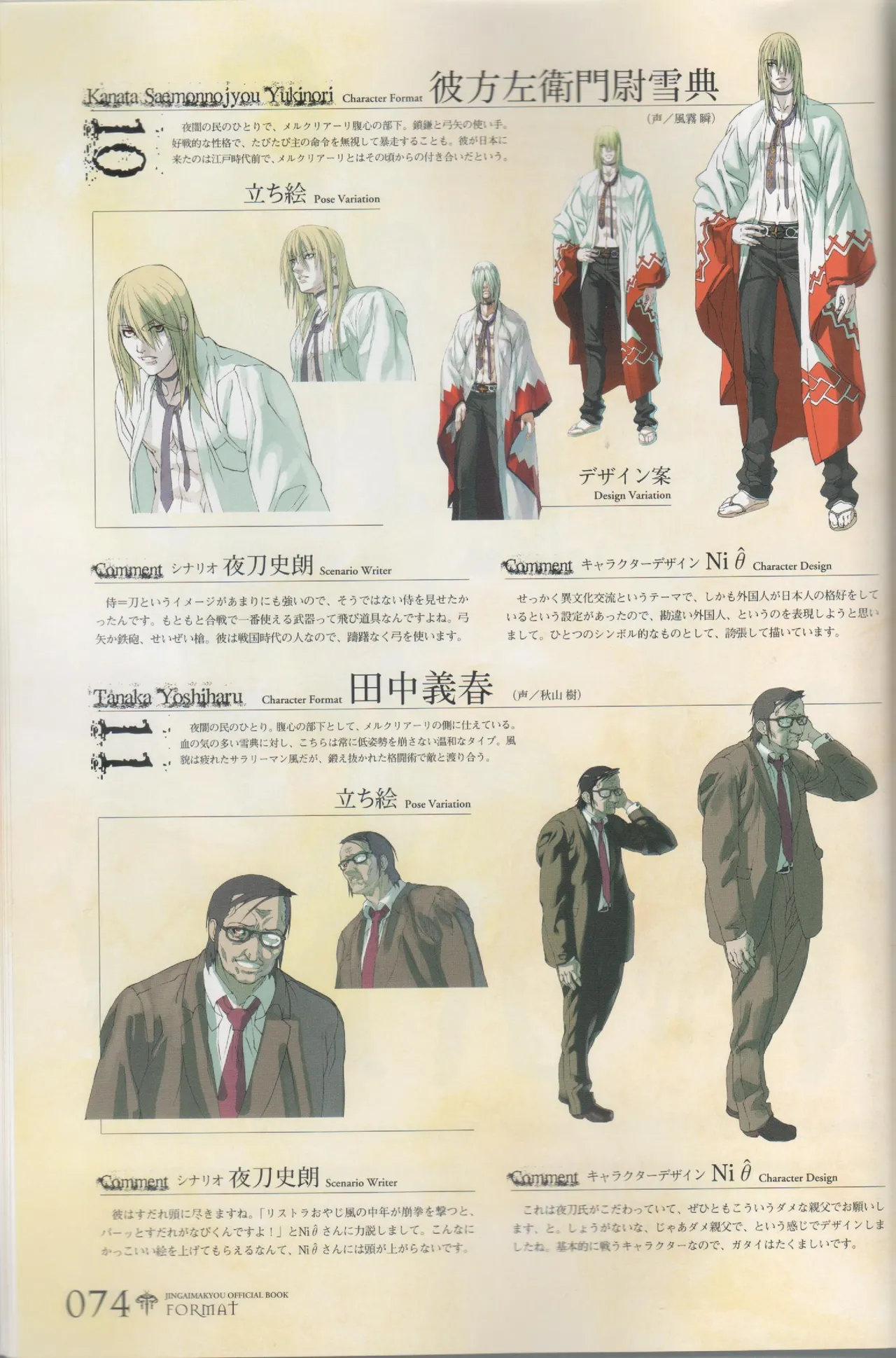 Hyakka Emaki: Jingai Makyo Official Guidebook page 74 - artbook mosaic censorship hentai manga - read online free