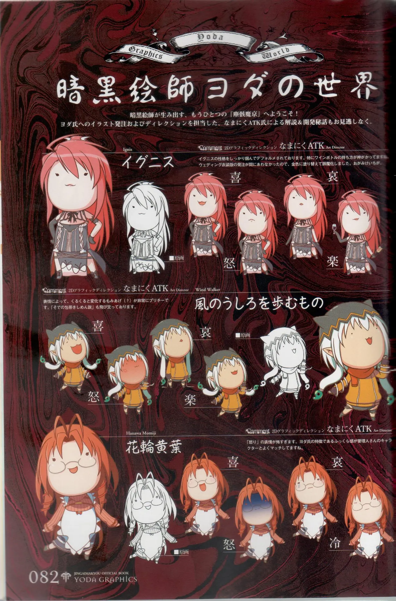 Hyakka Emaki: Jingai Makyo Official Guidebook page 82 - mosaic censorship artbook hentai manga - read online free