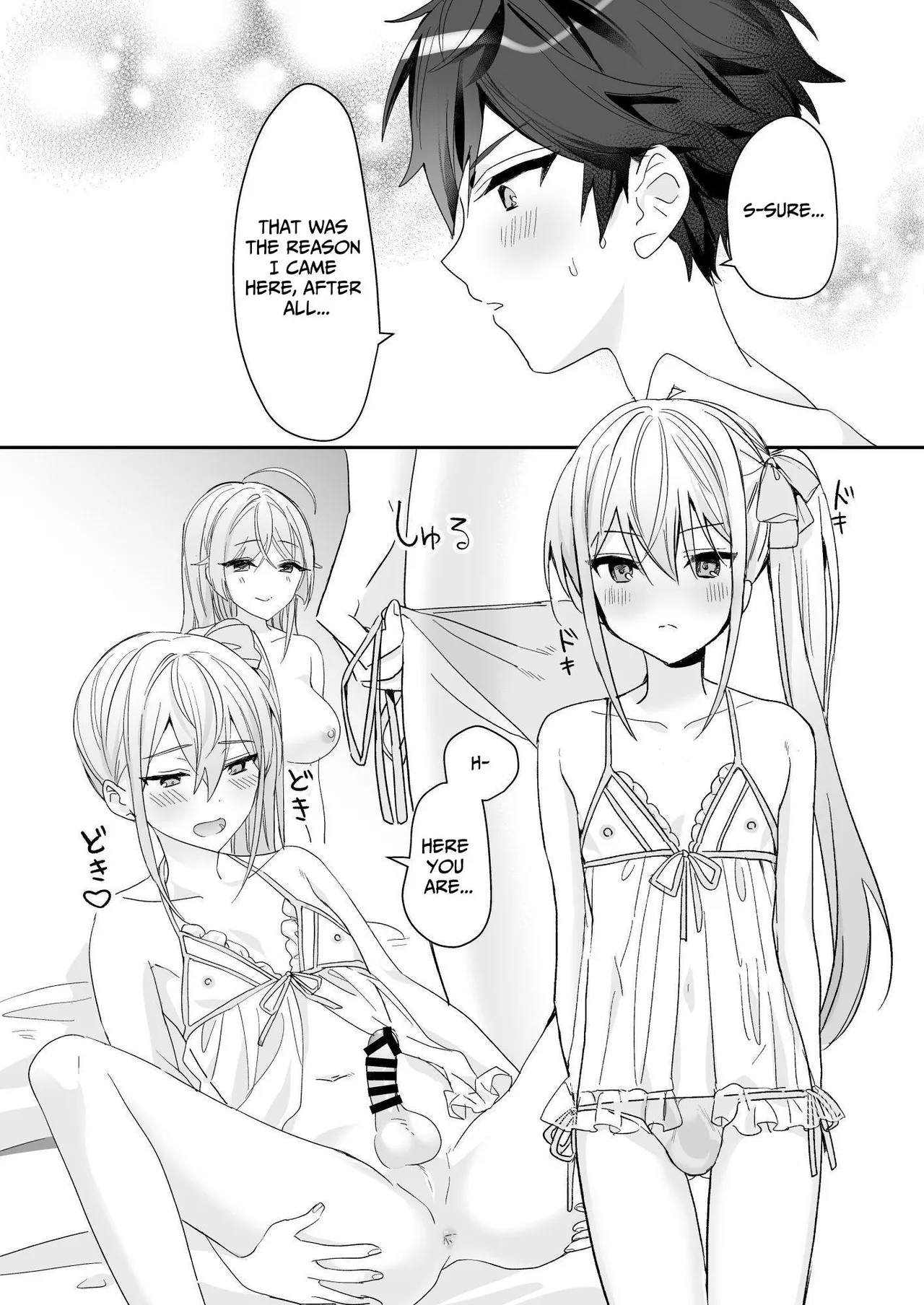 Josou Shounen to Ama Seme Onee-san | Crossdressing Guy and Sweetly Aggressive Woman page 33 original parody - sole female sole male hentai manga - read online free