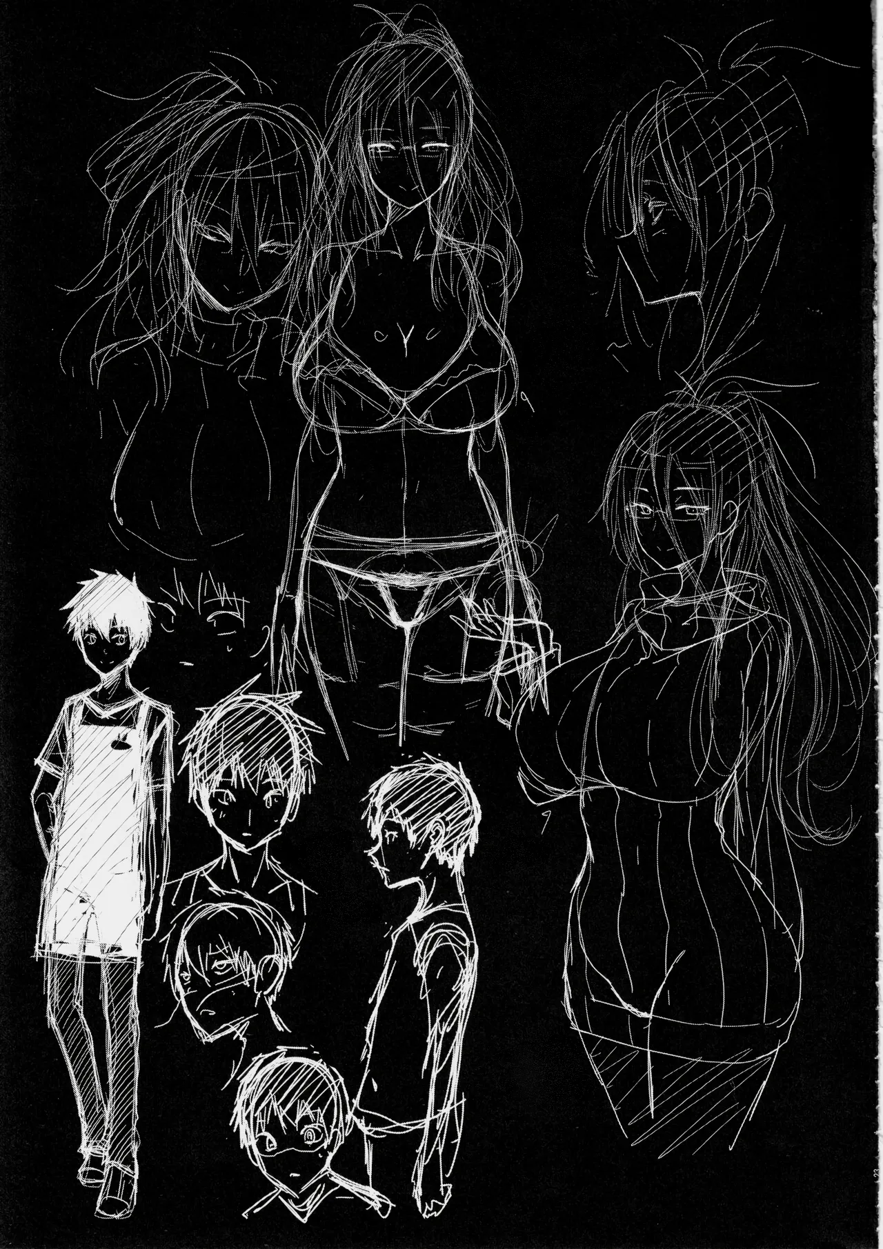 [Alkaloid no Baketu (Mizoguchi Gelatin)] Kyonyuu Megane Dosukebe Oneee-san ni Fudeoroshi Gyaku Ra Sex de Moteasobareru. | Teased and Toyed with by a Busty, Glasses-wearing, Lewd Older Sister in Reverse Virginity-Loss Sex. [English][RestScans] page 24 original parody - big breasts garter belt hentai manga - read online free