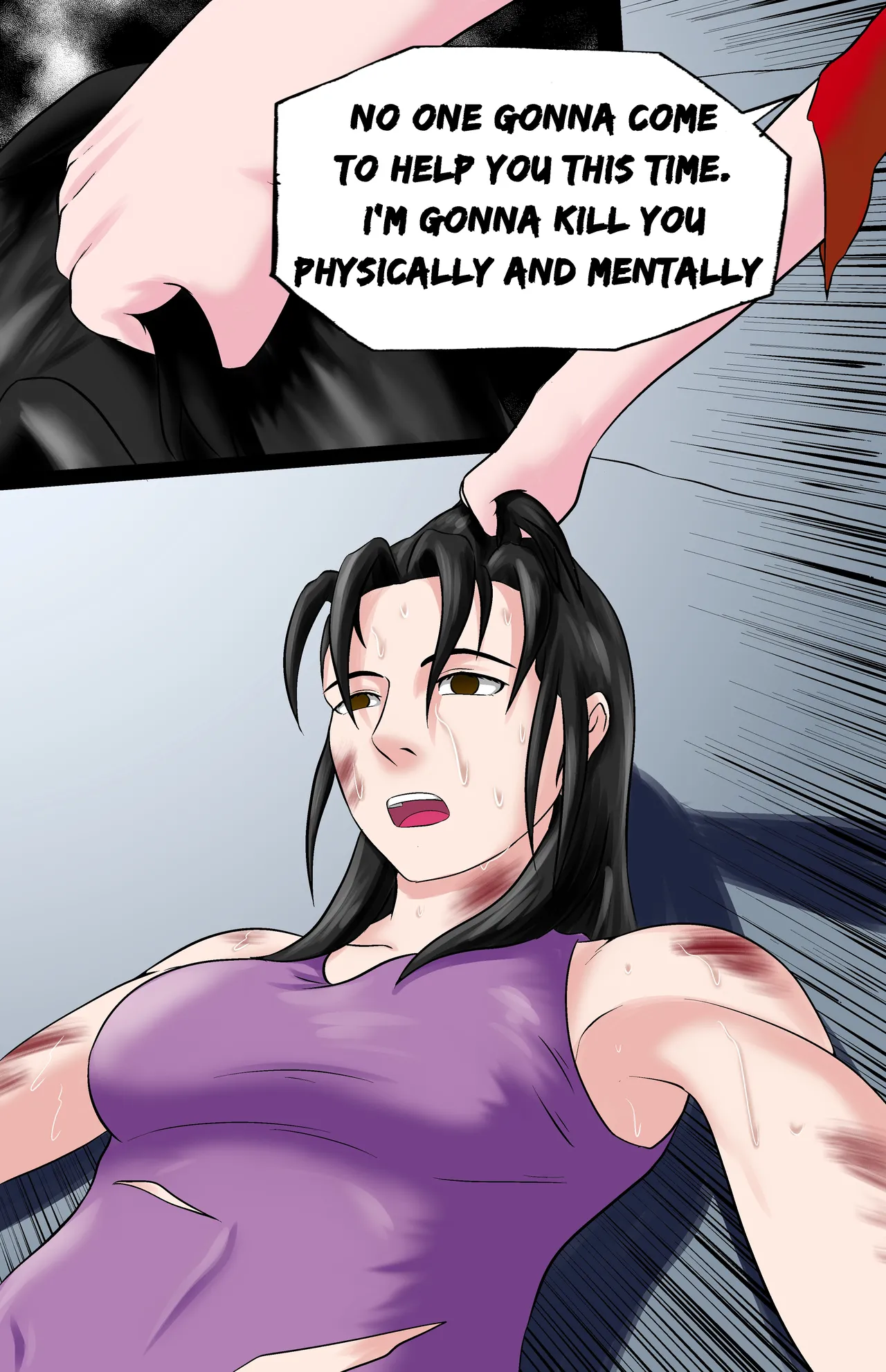Revenge page 100 featuring jun kazama dead or alive parody - ryona full color hentai manga - read online free