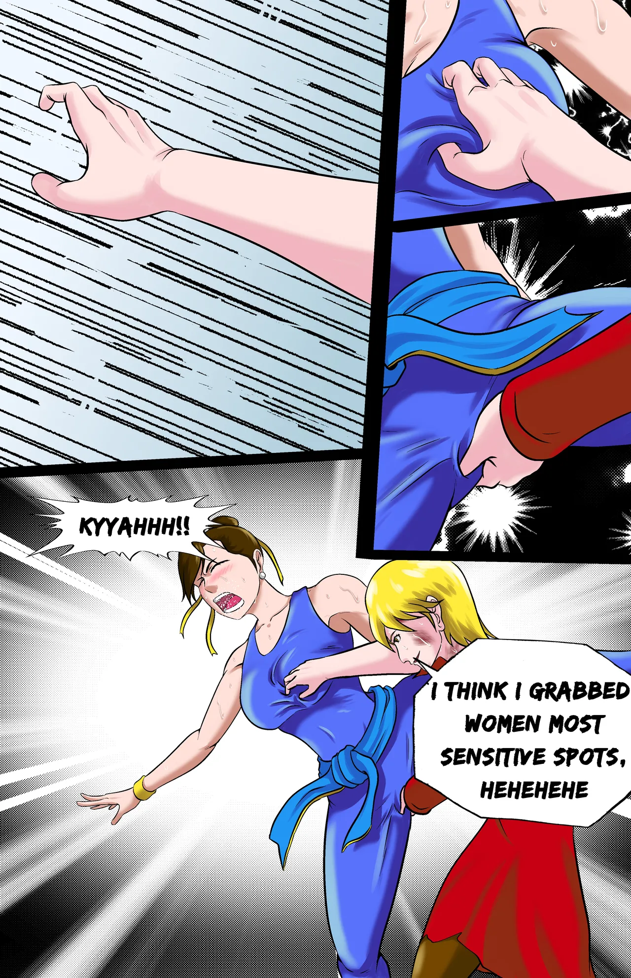 Revenge page 106 featuring chun-li virtua fighter parody - full color ryona hentai manga - read online free