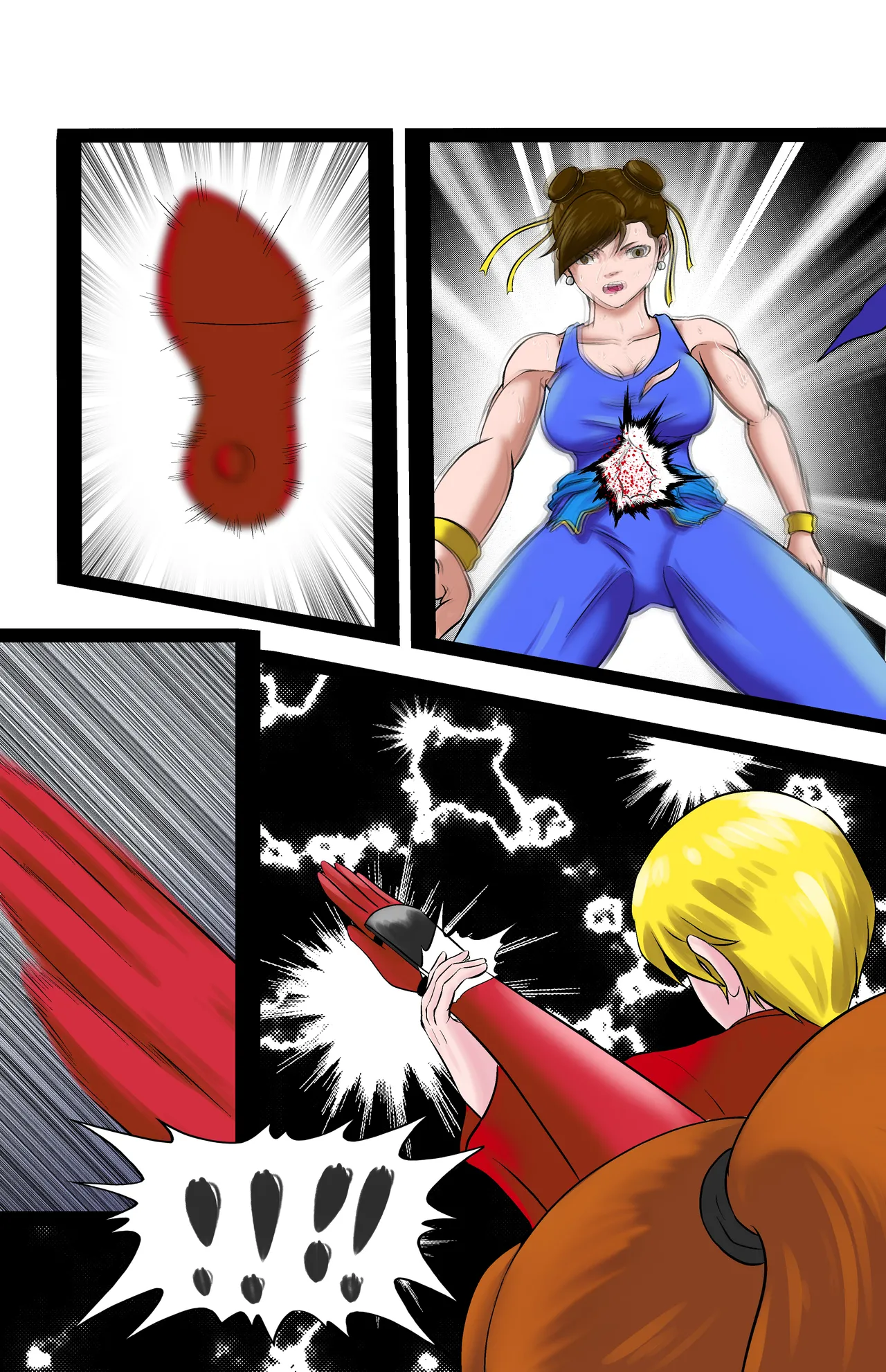 Revenge page 107 featuring jun kazama virtua fighter parody - ryona full color hentai manga - read online free