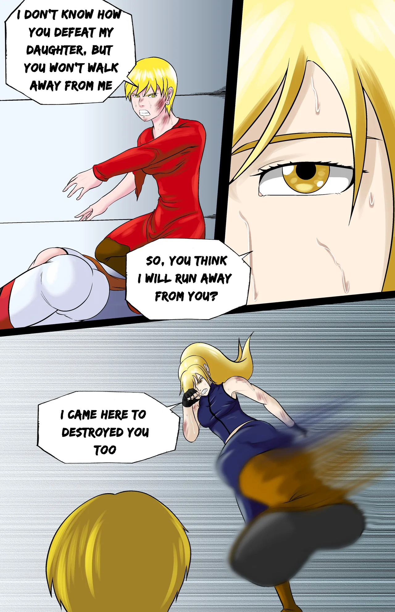 Revenge page 112 featuring chun-li street fighter parody - full color ryona hentai manga - read online free