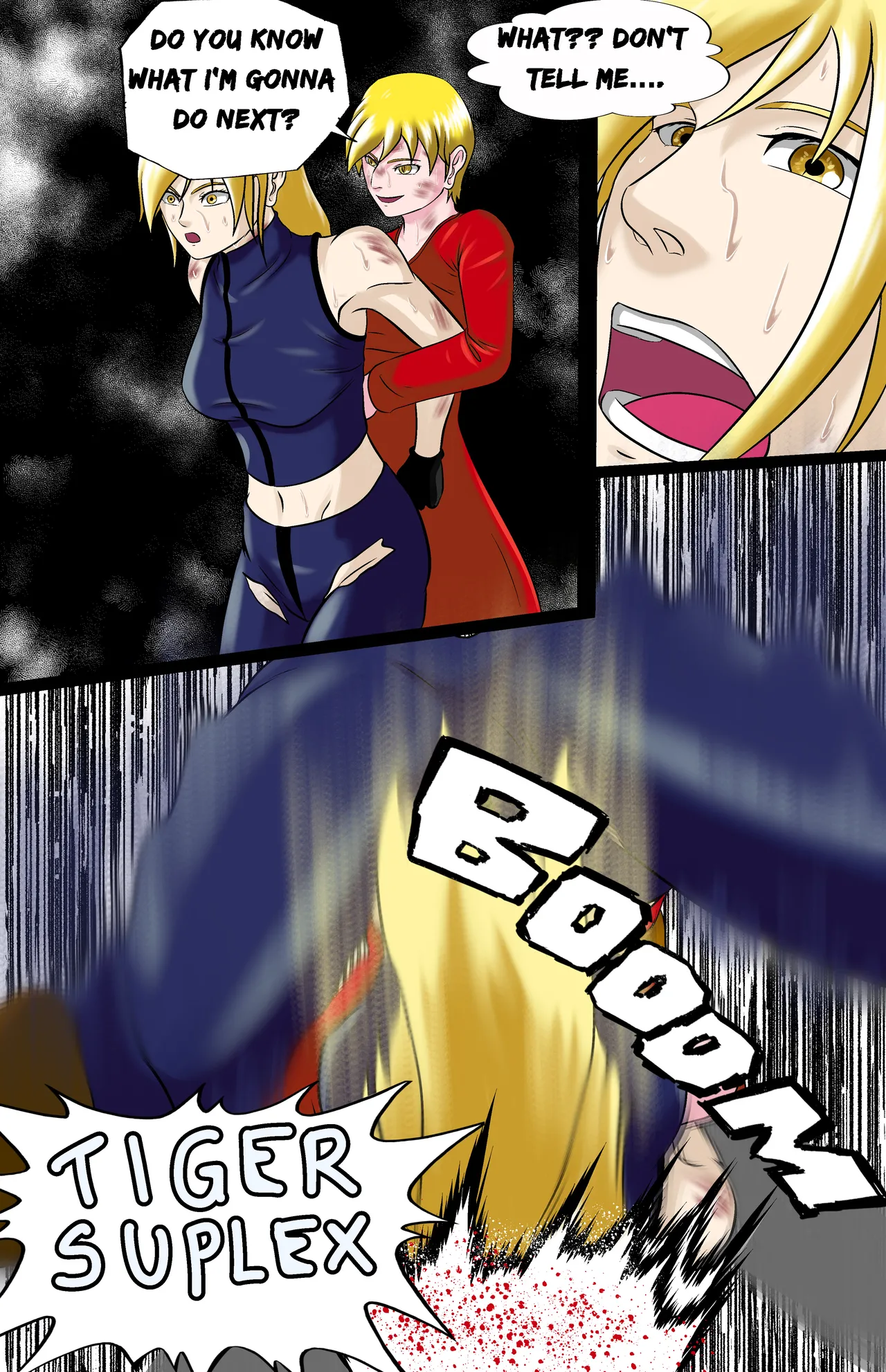 Revenge page 131 featuring chun-li street fighter parody - full color ryona hentai manga - read online free