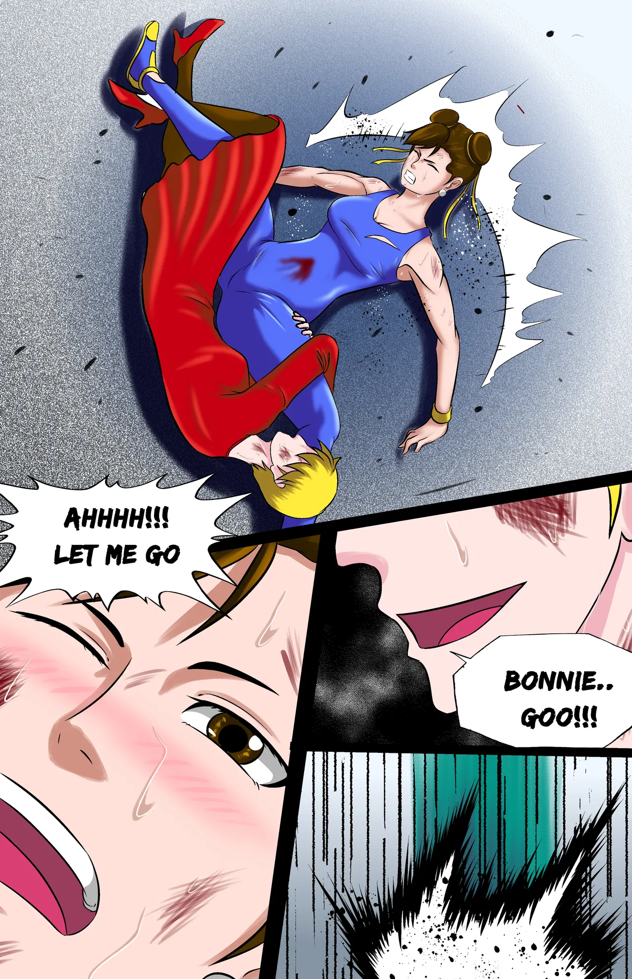 Revenge page 154 featuring chun-li street fighter parody - full color ryona hentai manga - read online free