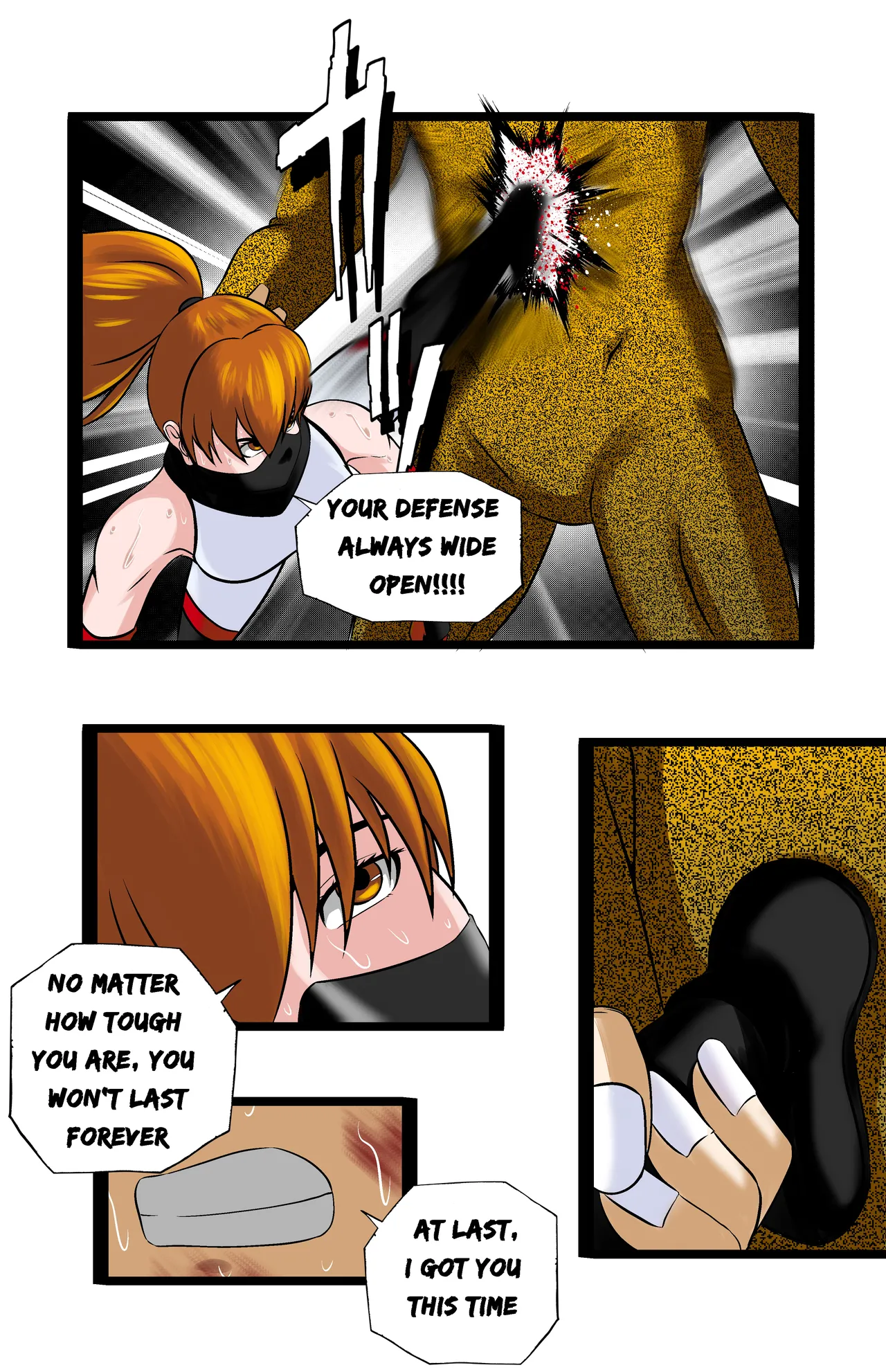 Revenge page 64 featuring jun kazama dead or alive parody - ryona full color hentai manga - read online free
