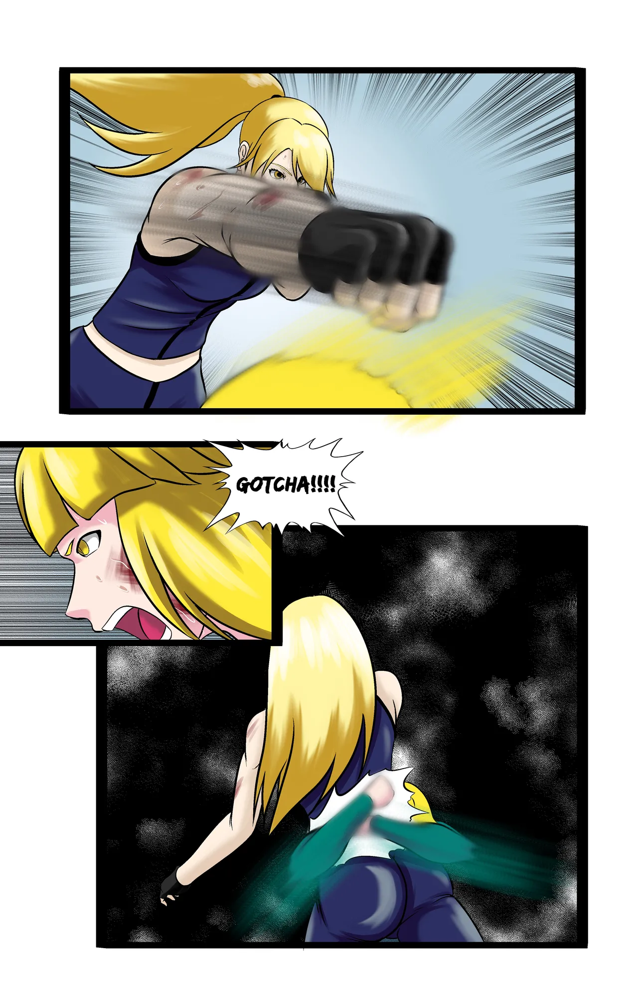 Revenge page 73 featuring jun kazama virtua fighter parody - ryona full color hentai manga - read online free
