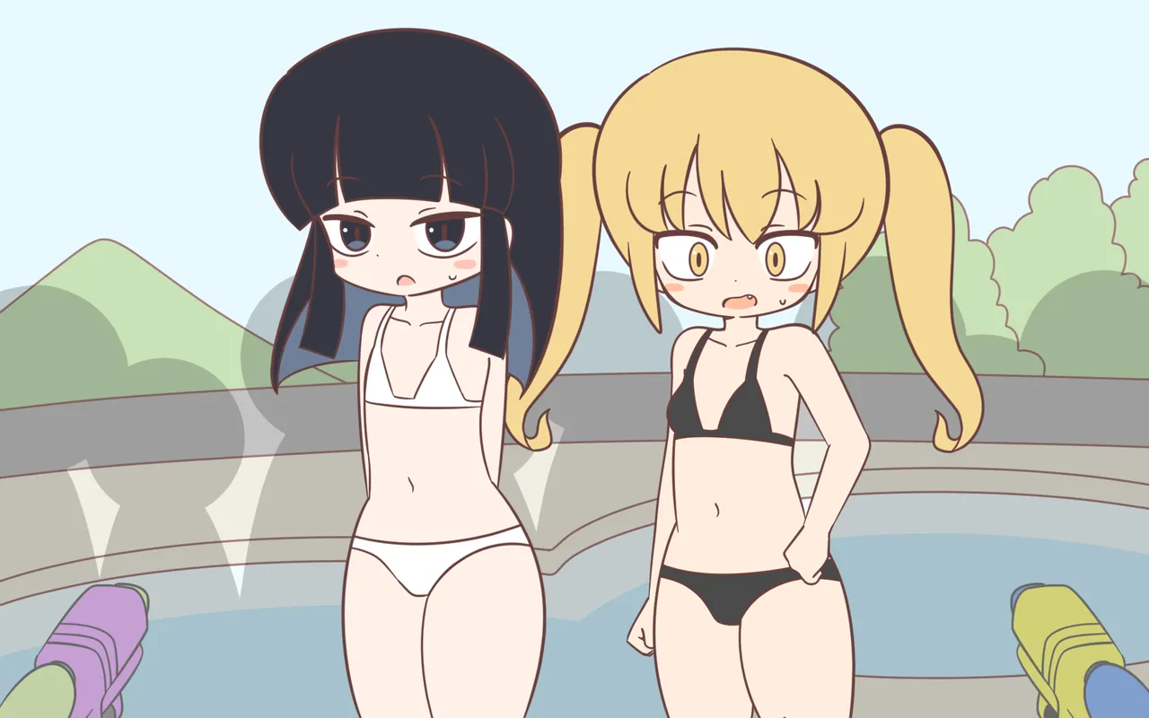 Mizugi ga Tokeru Dokkiri page 82 original parody - bikini females only hentai manga - read online free