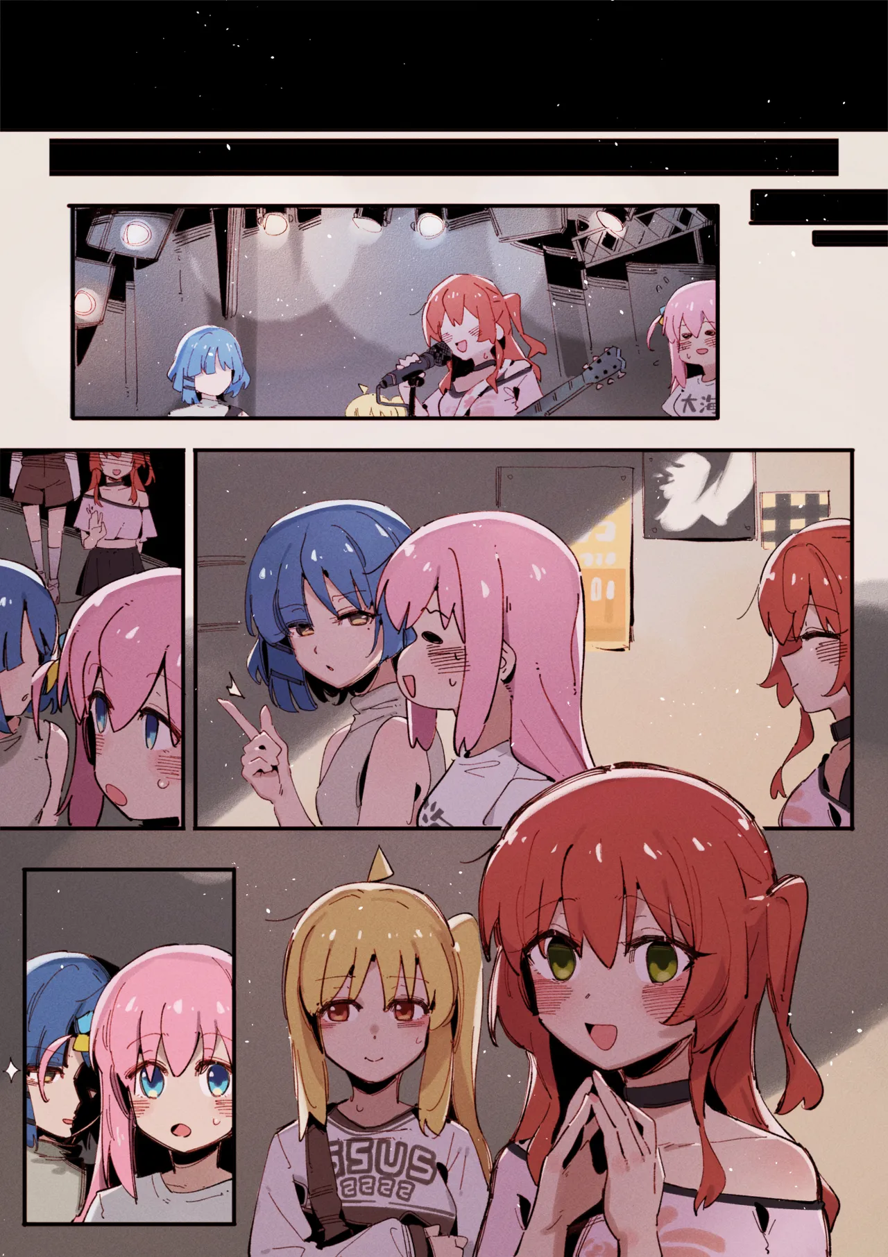 Kita/Nijika's Part-Time Job⭐... page 45 featuring nijika ijichi bocchi the rock parody - maid mmf threesome hentai manga - read online free