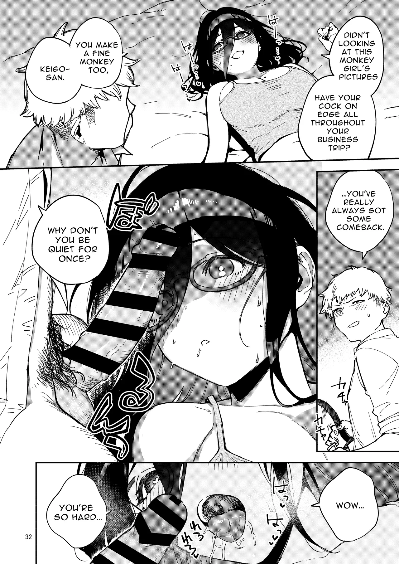 Tonari no Ayane-san Itazura Jidori to Oshioki Ecchi Hen | My Neighbor Ayane page 32 original parody - big breasts unusual pupils hentai manga - read online free