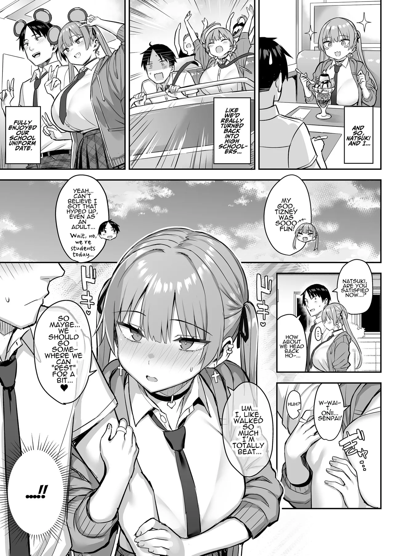 Moto InCha no Kyonyuu Yariman Imouto ga Erosugite, Onii-chan wa Mou...!! 4 | I Can't Handle My Former Bookworm Little Sister Now That She's a Slut!! 4 page 31 original parody - sole female sole male hentai manga - read online free