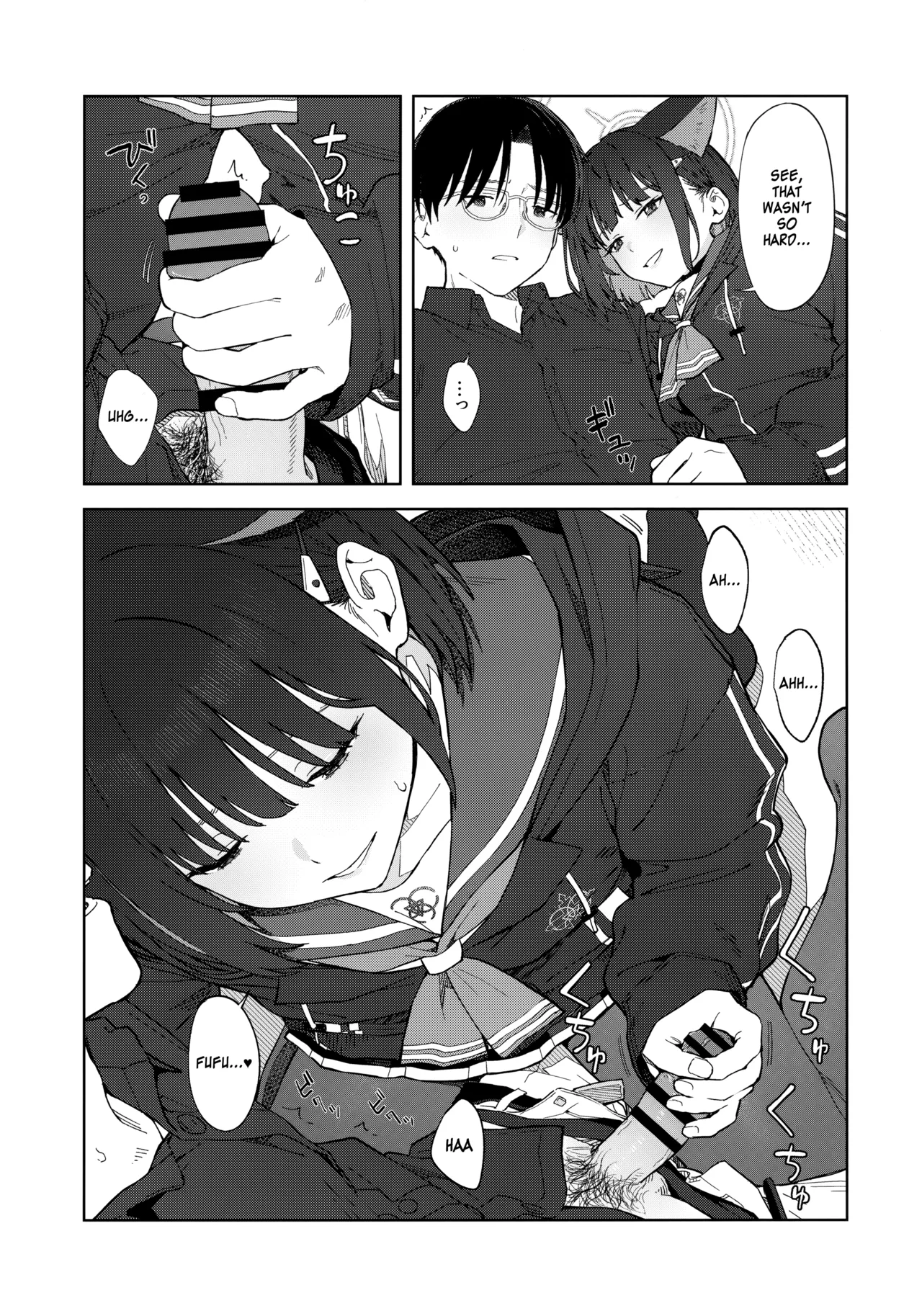 Konya wa Kuroneko to. | A Night with a Black Cat. page 16 featuring sensei blue archive parody - collar catgirl hentai manga - read online free