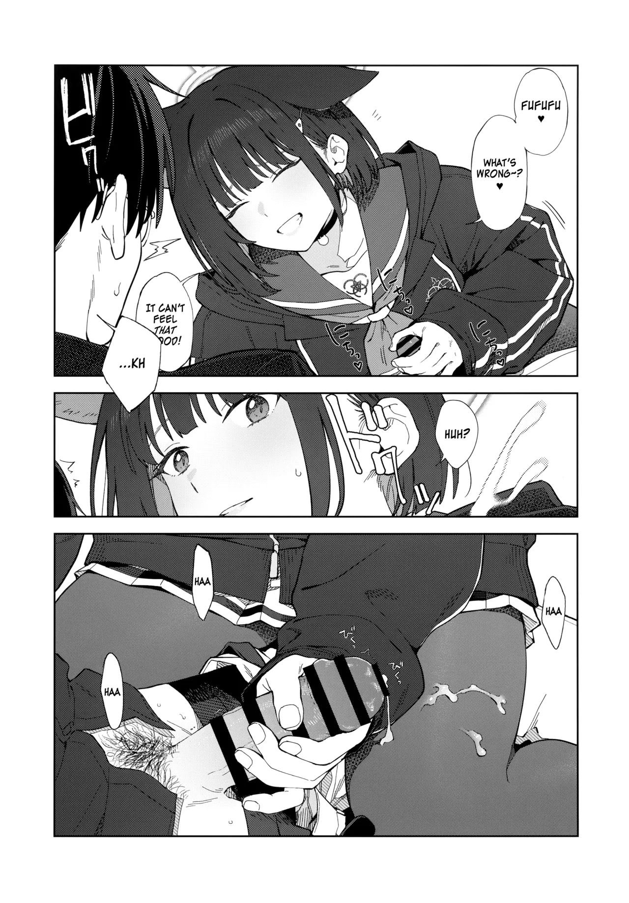 Konya wa Kuroneko to. | A Night with a Black Cat. page 20 featuring kazusa kyouyama blue archive parody - sole female sole male hentai manga - read online free
