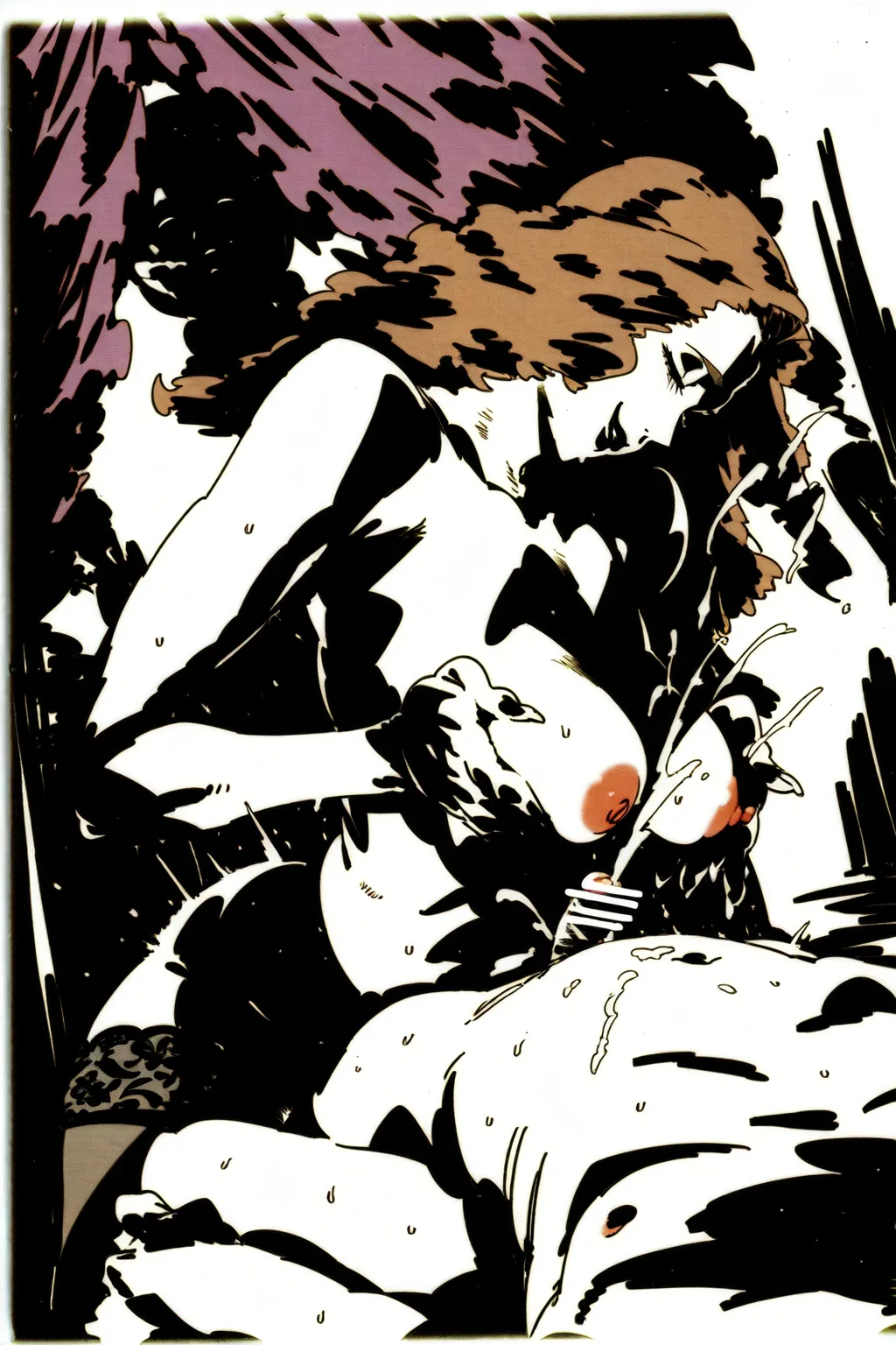 SUCCUBUS WORLD page 145 - nakadashi stockings hentai manga - read online free