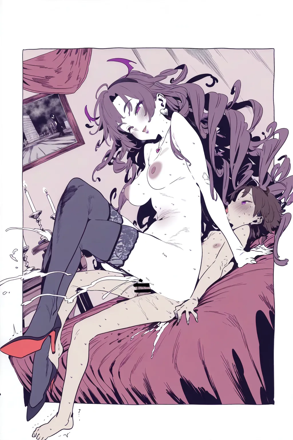 SUCCUBUS WORLD page 181 - nakadashi femdom hentai manga - read online free