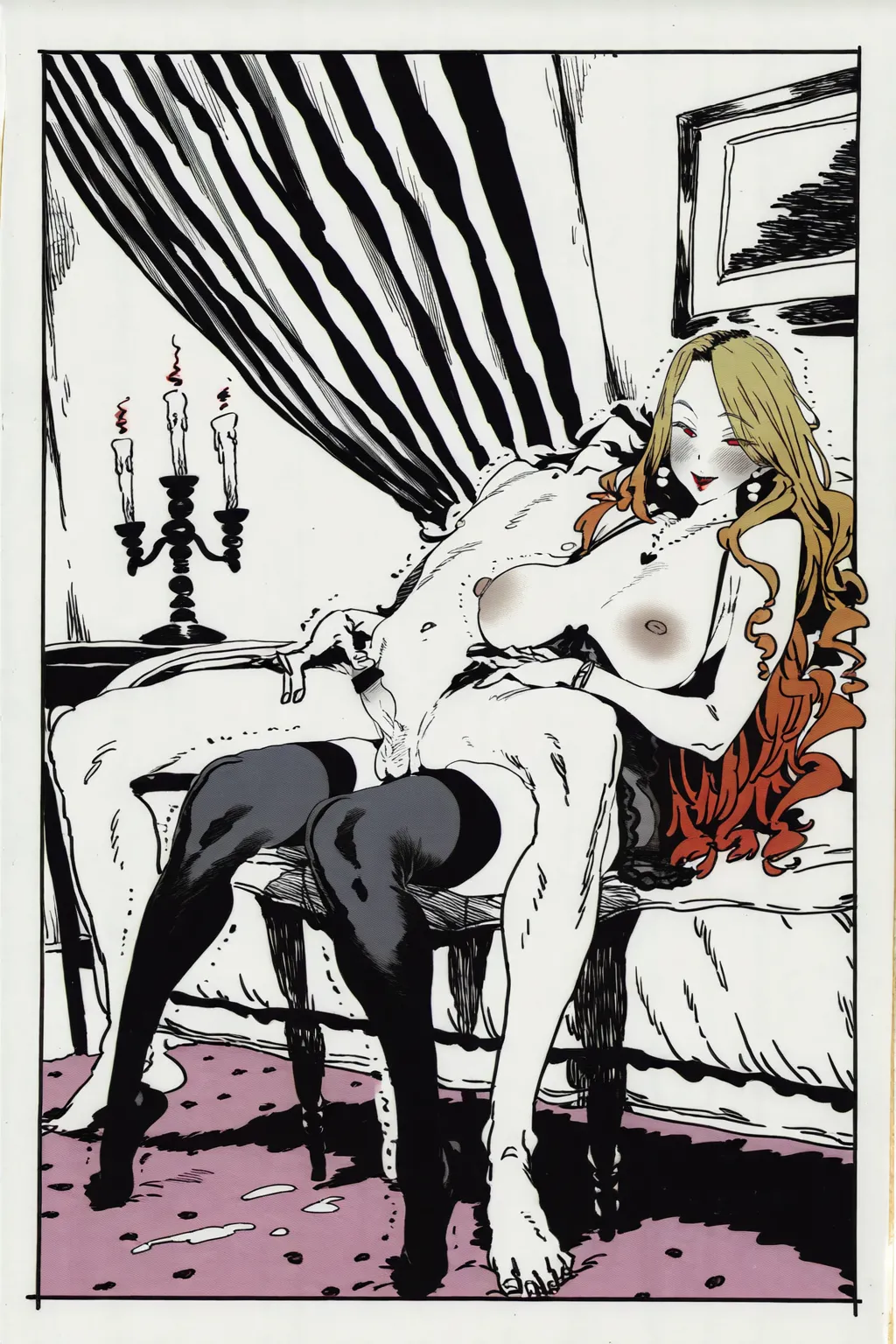 SUCCUBUS WORLD page 285 - nakadashi stockings hentai manga - read online free