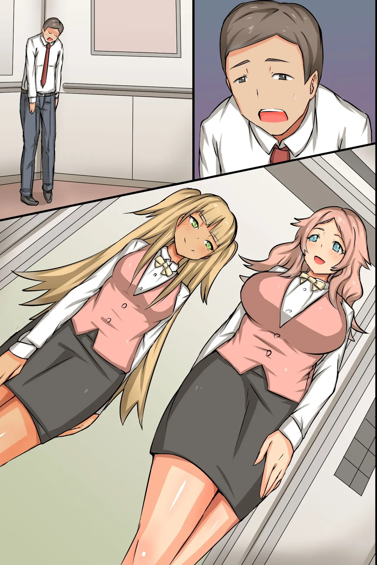 Bitch OL to Mainichi Ecchi Shimakuri Harem Office page 79 original parody - business suit group hentai manga - read online free
