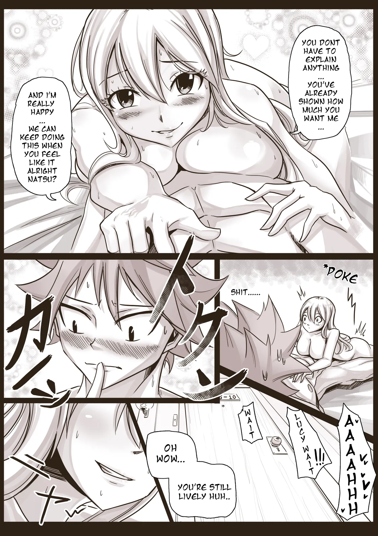 Fairy Heat 1 Doujin + Bonus page 16 featuring natsu dragneel fairy tail parody - sole female sole male hentai manga - read online free