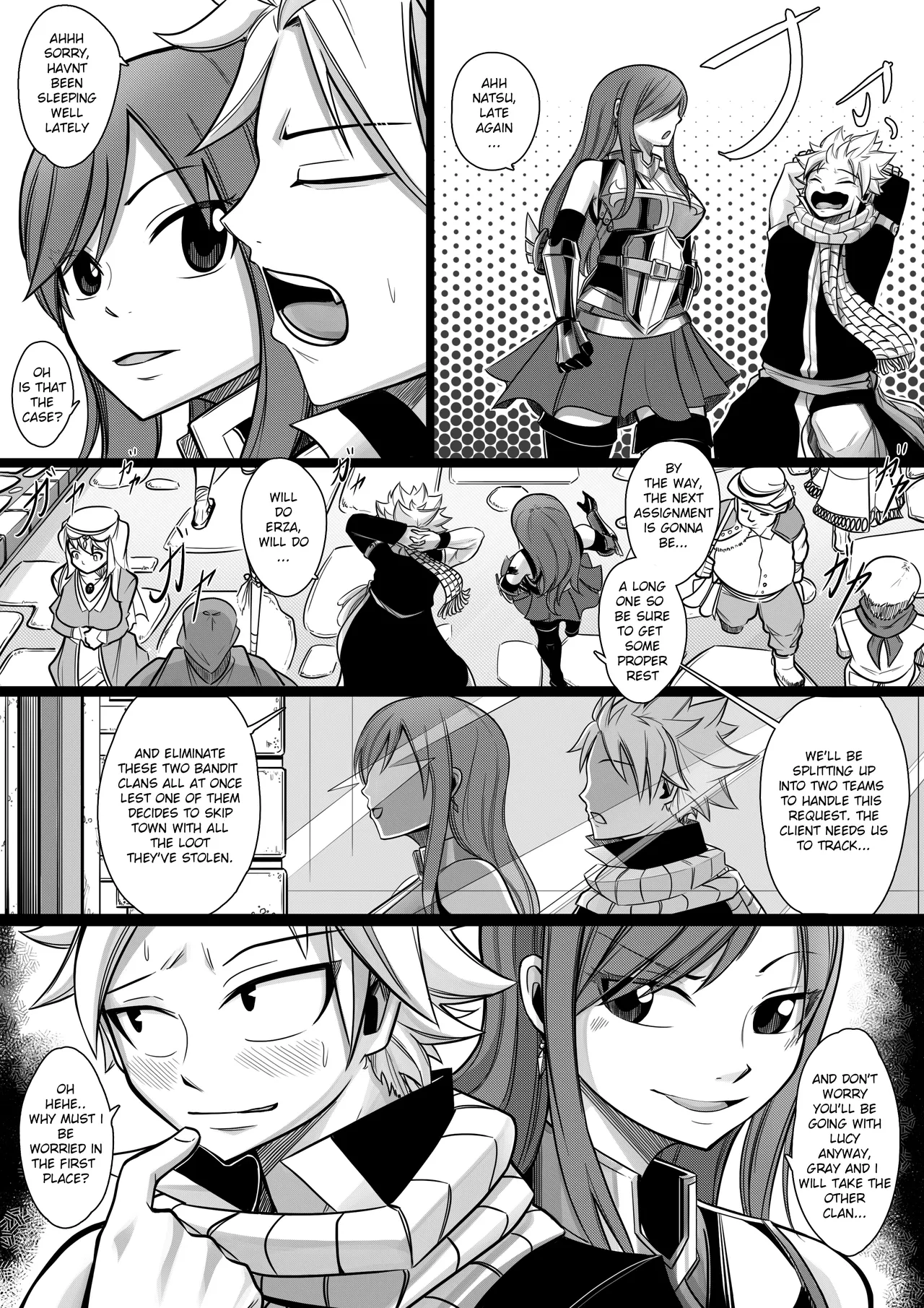 Fairy Heat 2 Doujin page 16 featuring lucy heartfilia fairy tail parody - sweating kissing hentai manga - read online free