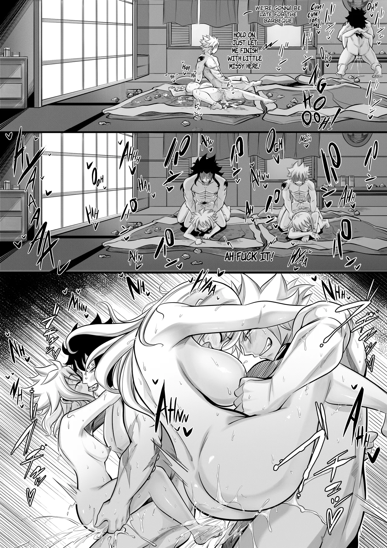 Summer Dragon Taming Doujin page 22 featuring gajeel redfox fairy tail parody - squirting handjob hentai manga - read online free
