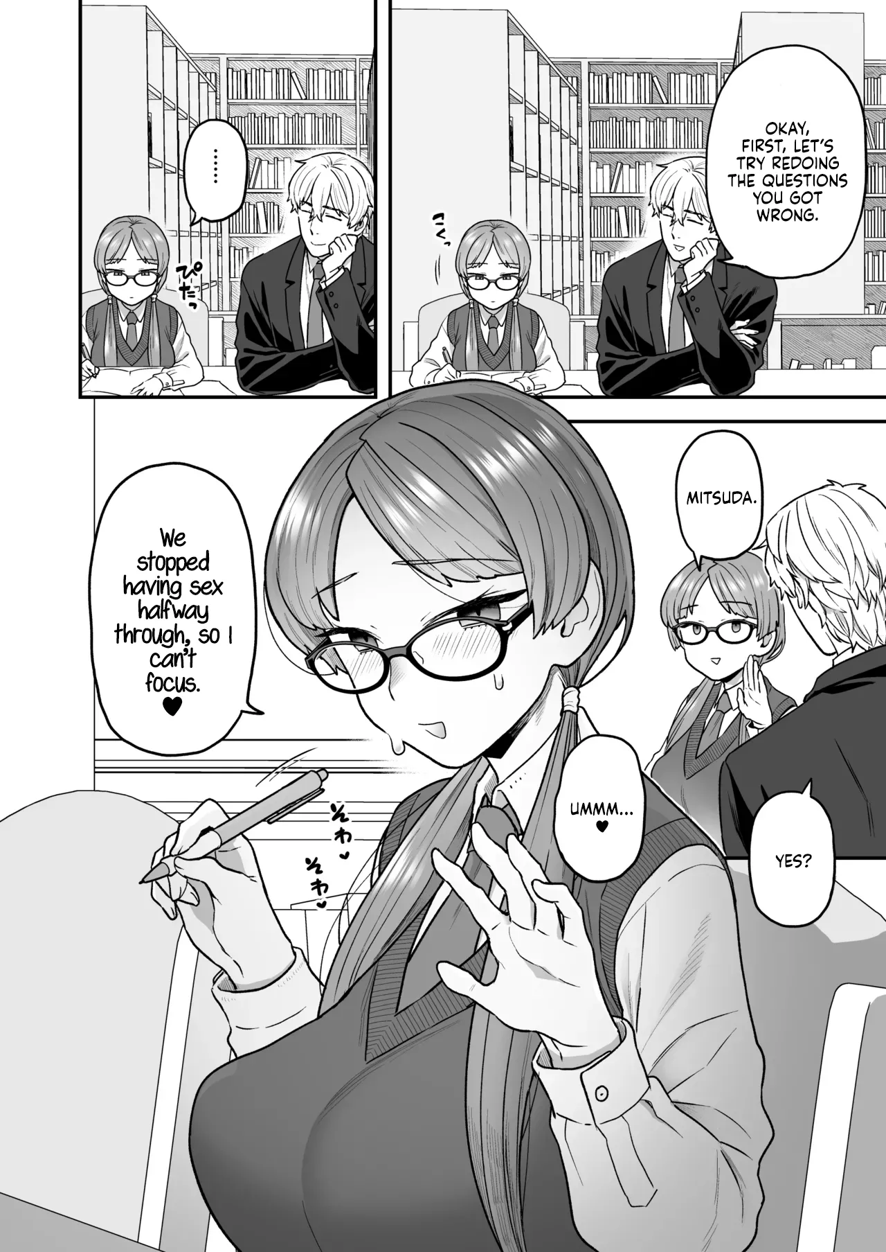 [Sayonara Hornet (Yoshiragi)] Iinchou to Mitsuda-kun Soushuuhen 1 + alpha | The Class President and Mitsuda-kun Compilation 1 + alpha [English] [rez_a] page 52 original parody - big breasts schoolboy uniform hentai manga - read online free
