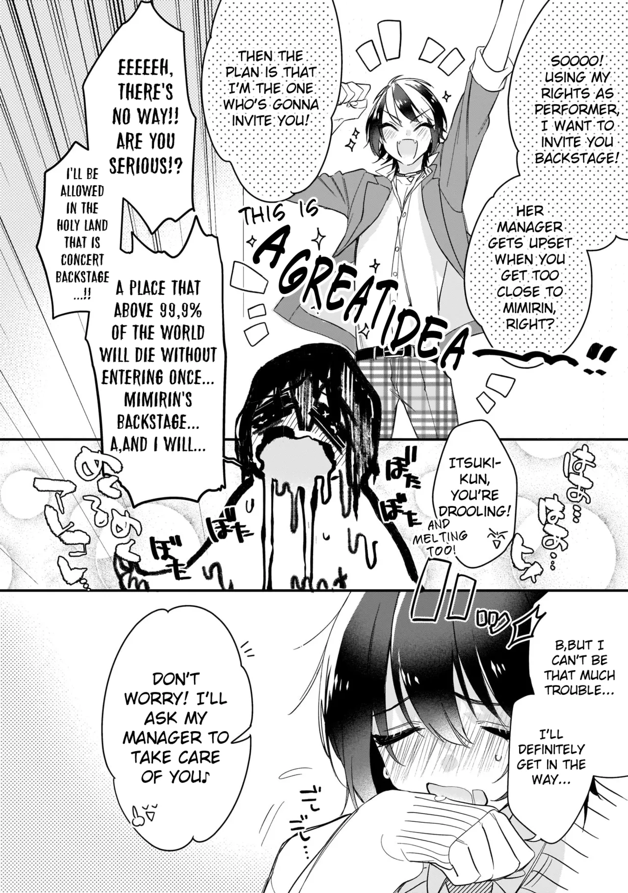 Boku no oshi wa yoru ni torokeru page 119 - full censorship anal hentai manga - read online free