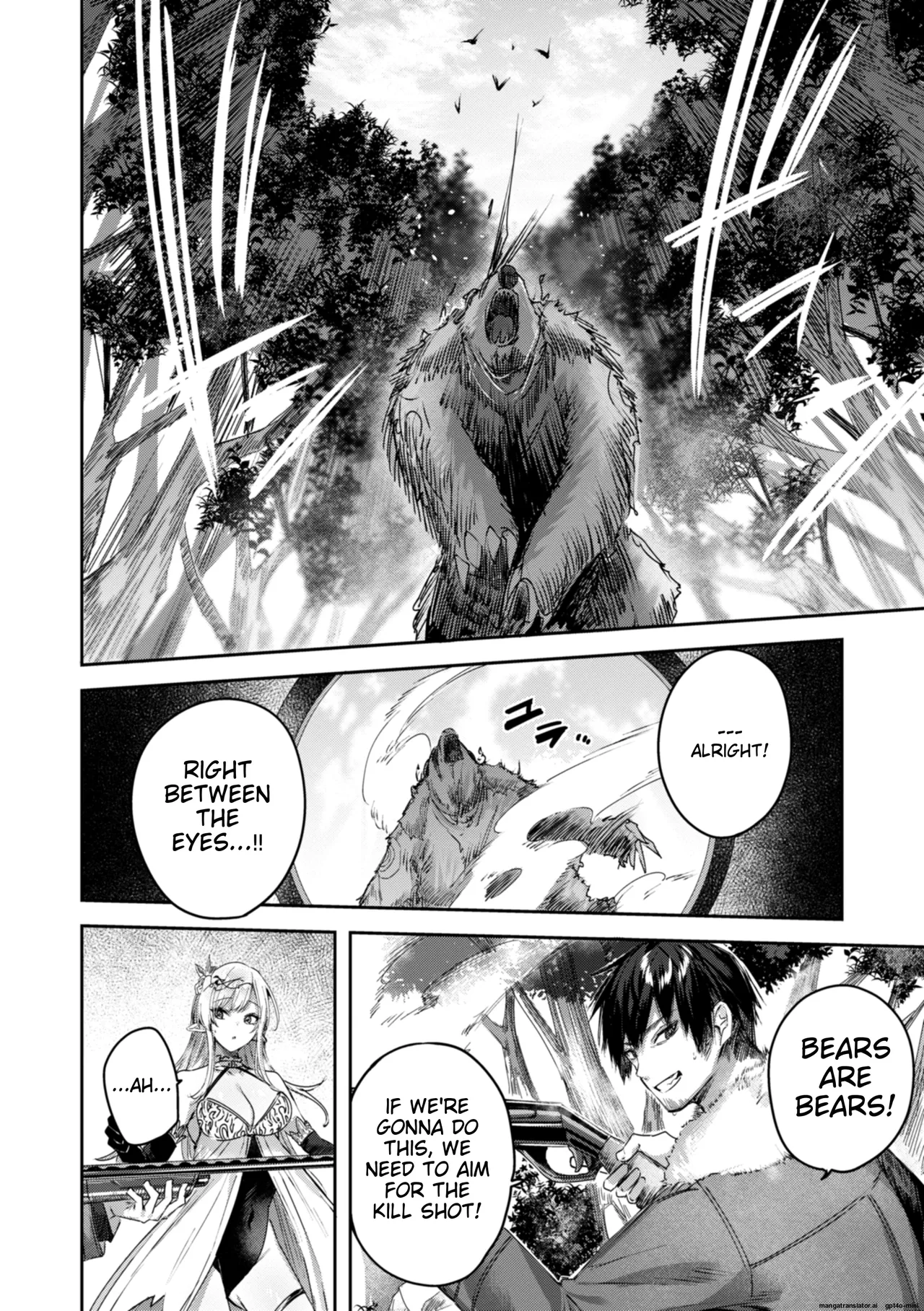 Dokushin Hunter no Deai wa Elf no Mori de | The Single Hunter Meets Girl in The Elven Forest page 11 - elf big breasts hentai manga - read online free