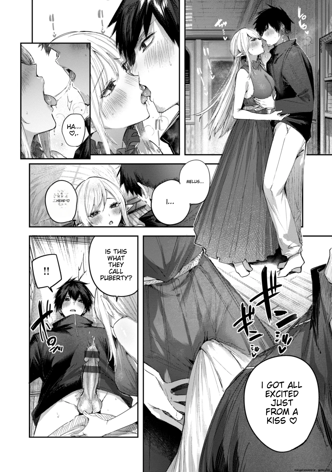 Dokushin Hunter no Deai wa Elf no Mori de | The Single Hunter Meets Girl in The Elven Forest page 137 - elf big breasts hentai manga - read online free