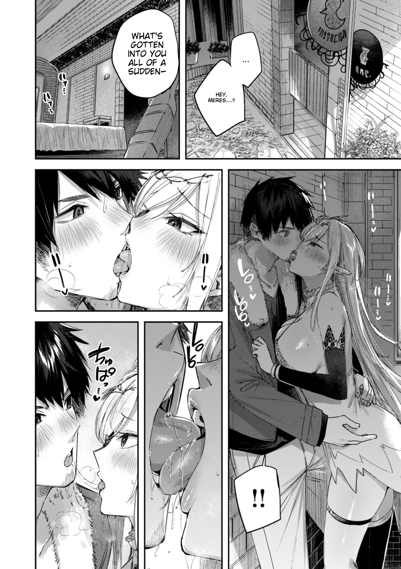 Dokushin Hunter no Deai wa Elf no Mori de | The Single Hunter Meets Girl in The Elven Forest page 83 - elf big breasts hentai manga - read online free